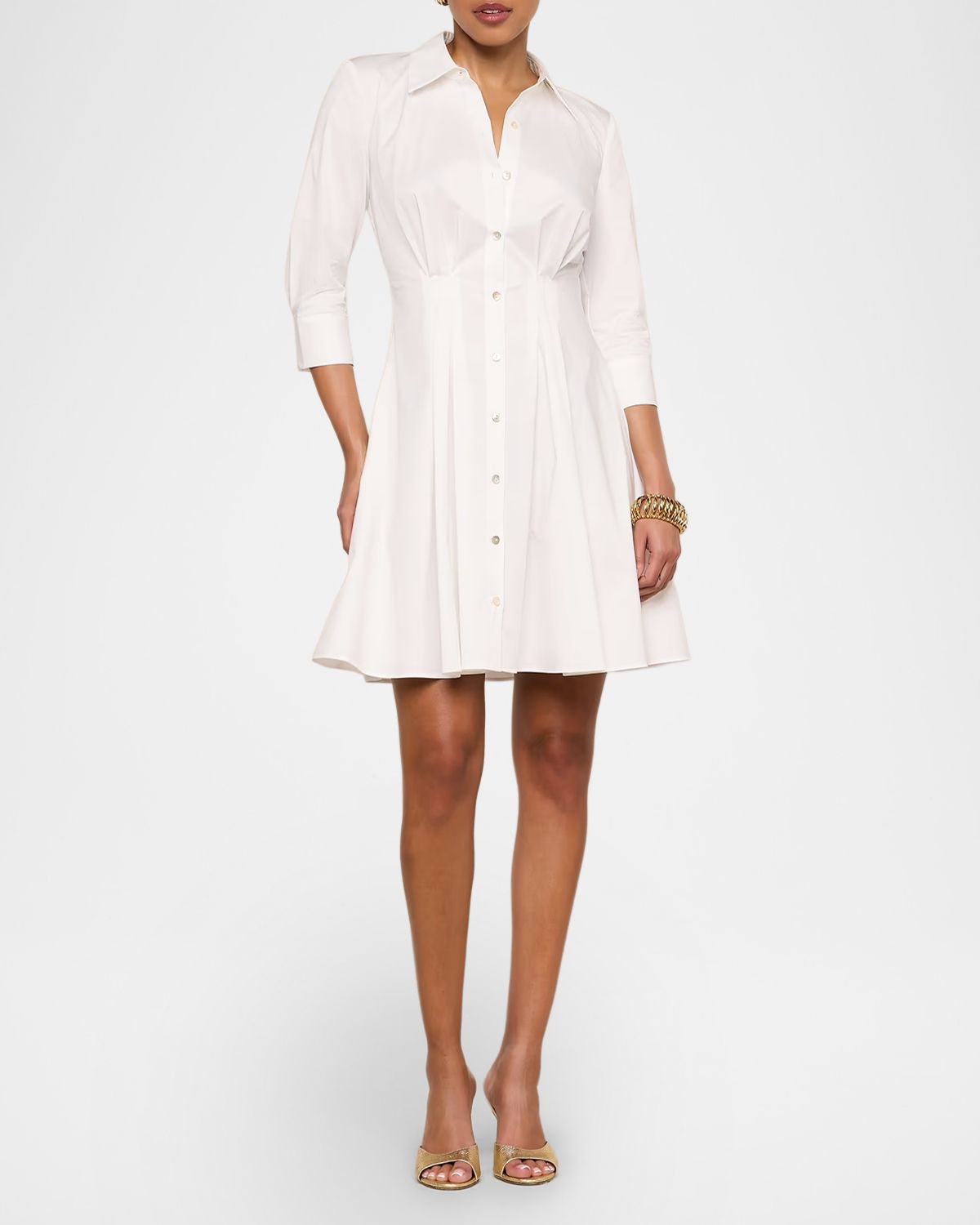 L 'Agence Journi Pintucked Shirtdress | Thumbnail 4 L 'Agence Journi Pintucked Shirtdress | Thumbnail 4