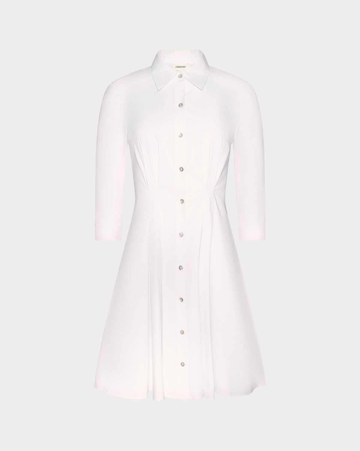 L 'Agence Journi Pintucked Shirtdress