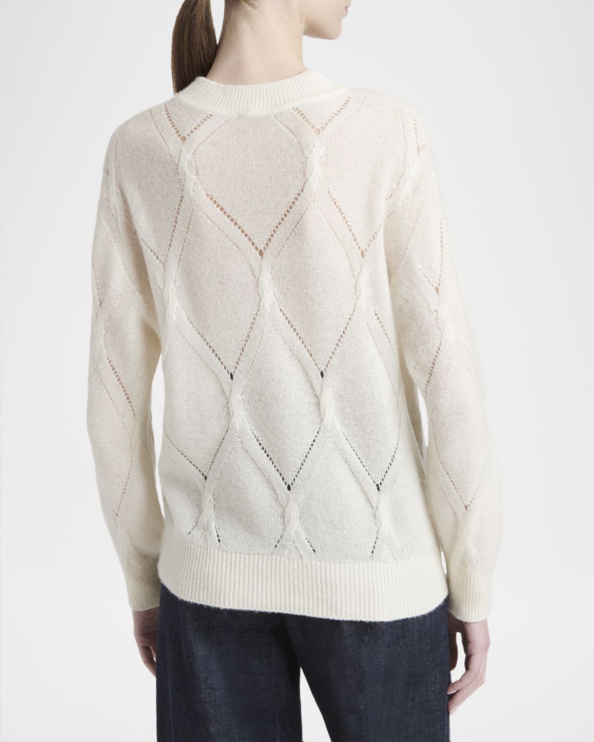 Kiton Diamond Cashmere-Silk Sweater | Thumbnail 2