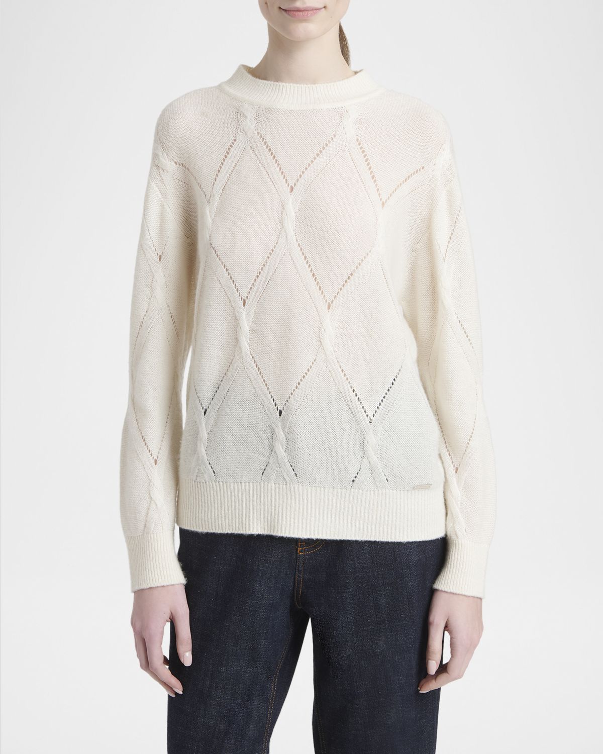 Kiton Diamond Cashmere-Silk Sweater | Thumbnail 3
