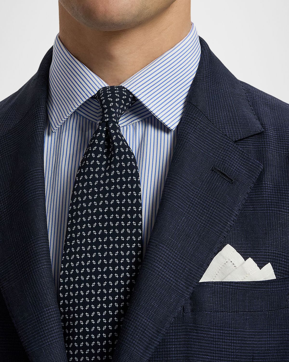 Ralph Lauren Purple Label Men 's Cotton and Cashmere Glen Plaid Single-Breasted Sport Coat | Thumbnail 5 Ralph Lauren Purple Label Men 's Cotton and Cashmere Glen Plaid Single-Breasted Sport Coat | Thumbnail 5
