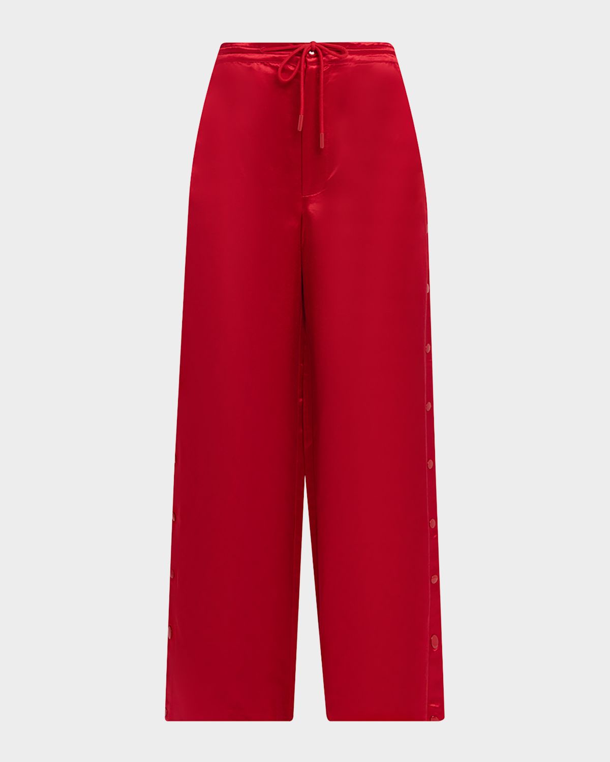 Cynthia Rowley Wide-Leg Snap Silk Pants | Thumbnail 6