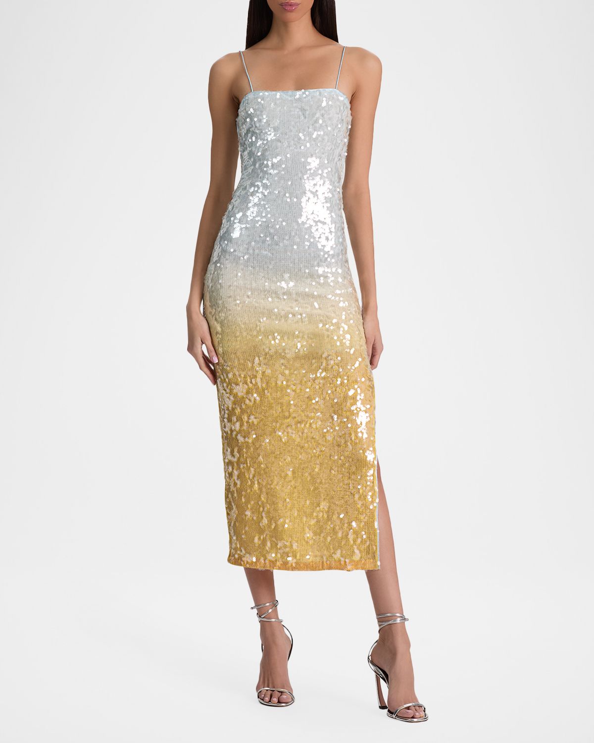 ALICE + OLIVIA Fifi Sequined Midi Dress | Thumbnail 5 ALICE + OLIVIA Fifi Sequined Midi Dress | Thumbnail 5