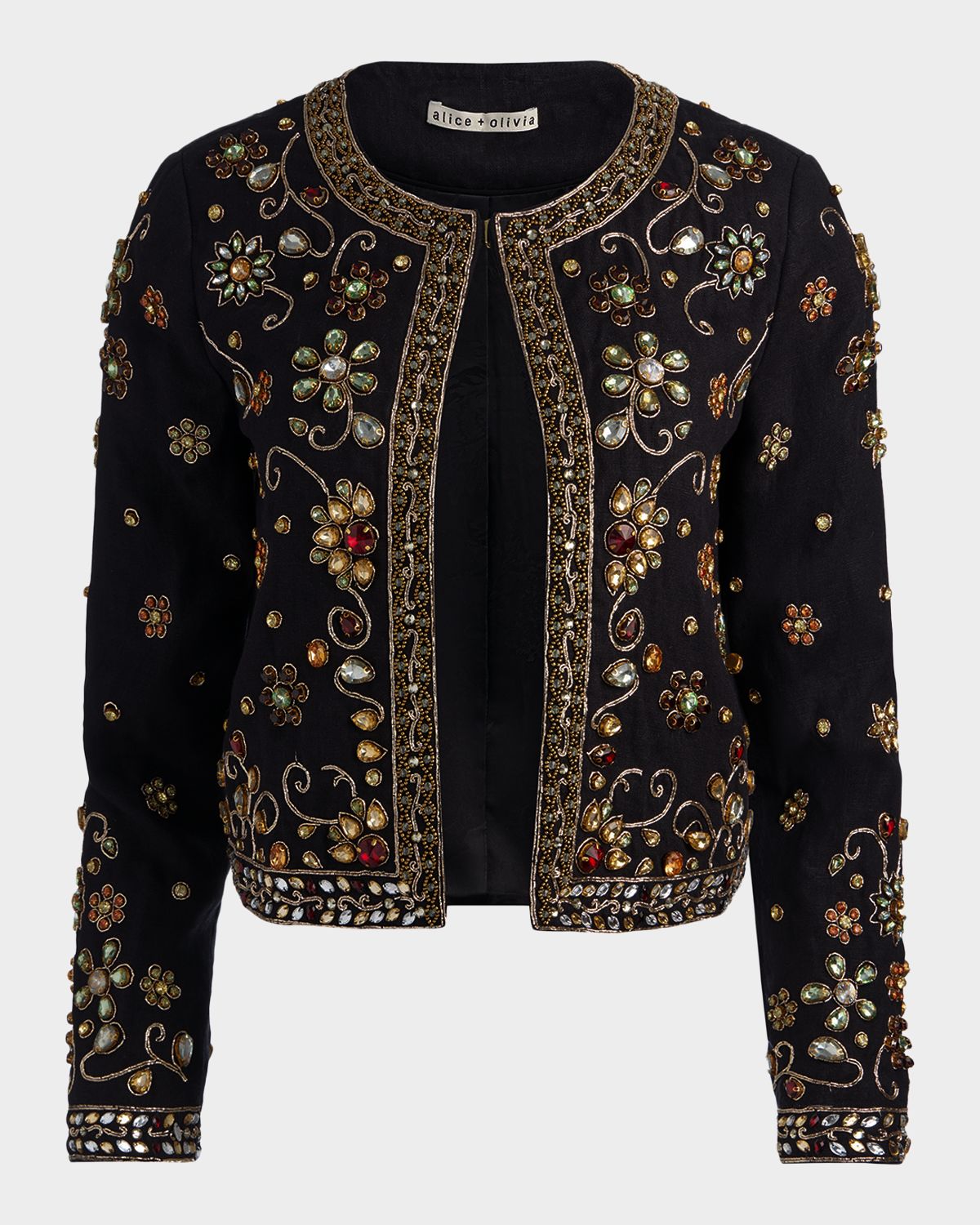 ALICE + OLIVIA Kidman Embellished Jacket