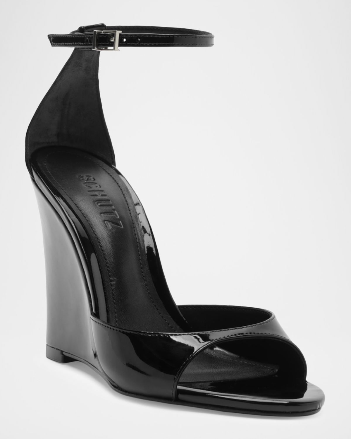 Schutz 0mm Scarlett Patent Leather Wedge Sandals | Thumbnail 5 Schutz 0mm Scarlett Patent Leather Wedge Sandals | Thumbnail 5