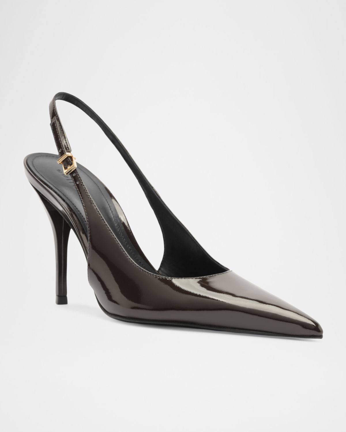 Schutz 100mm Liora Patent Leather Slingback Pumps | Thumbnail 5