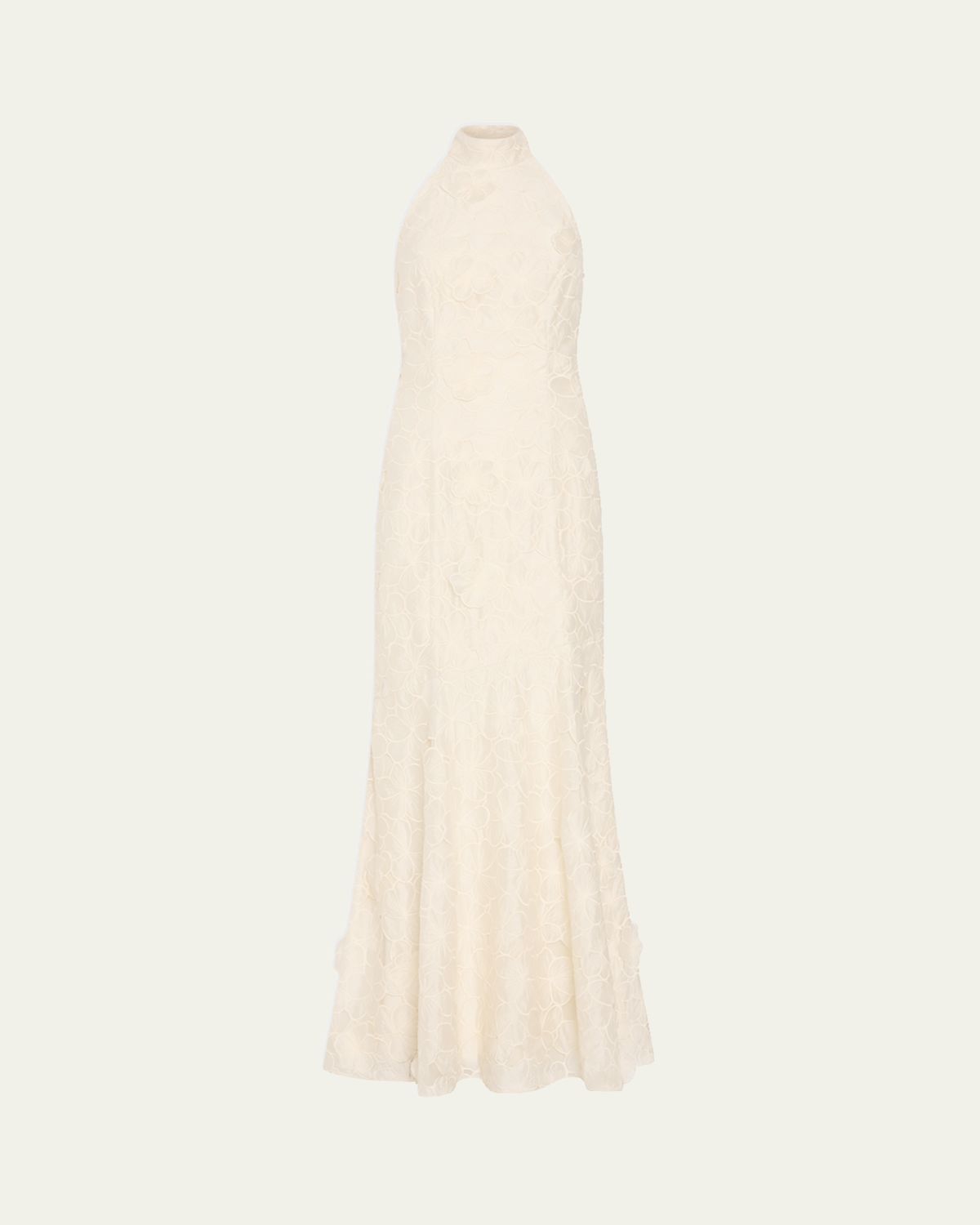 Milly Josefina Embroidered Halter Maxi Dress | Thumbnail 4 Milly Josefina Embroidered Halter Maxi Dress | Thumbnail 4