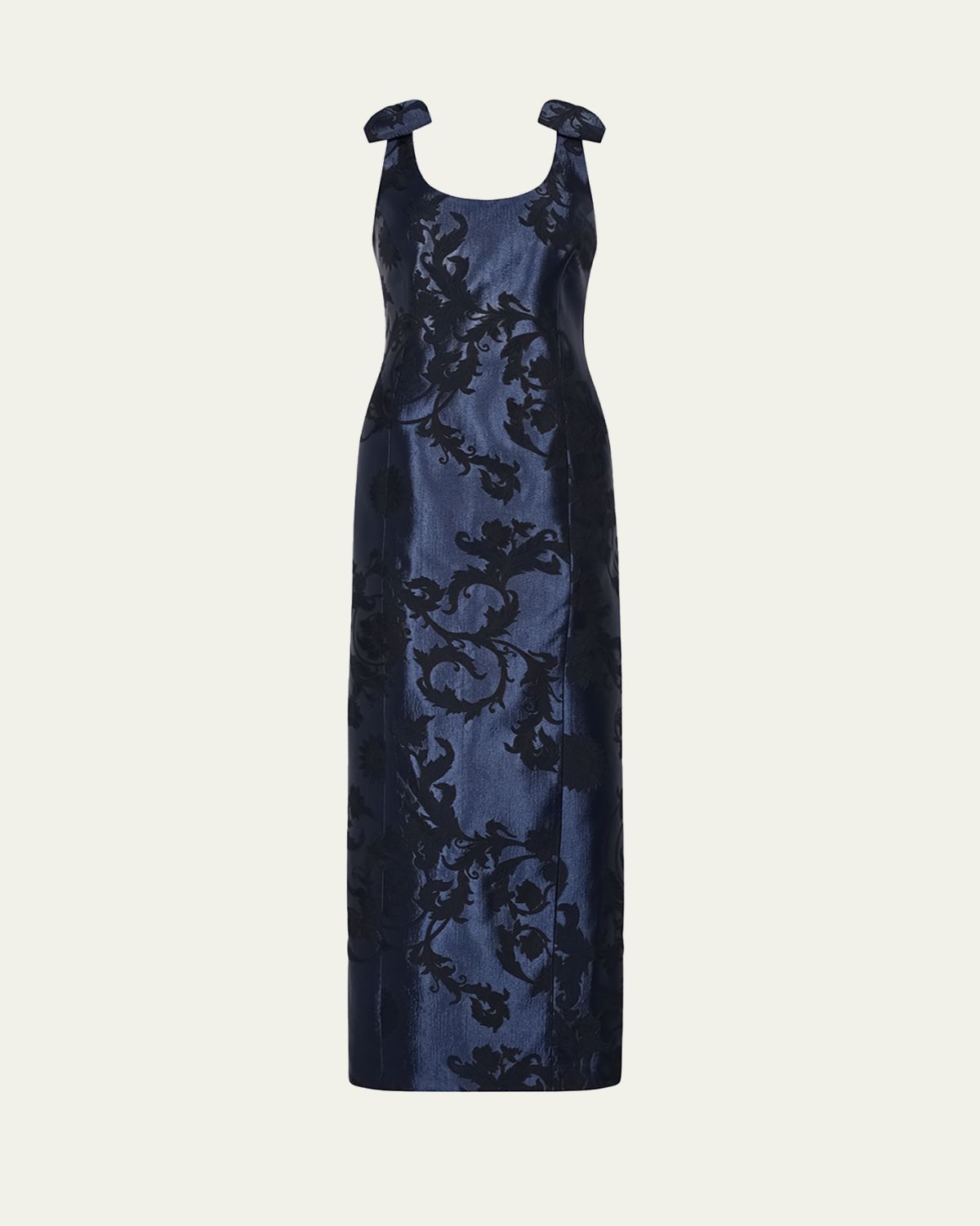 Milly Kaelynn Floral Jacquard Dress | Thumbnail 4 Milly Kaelynn Floral Jacquard Dress | Thumbnail 4