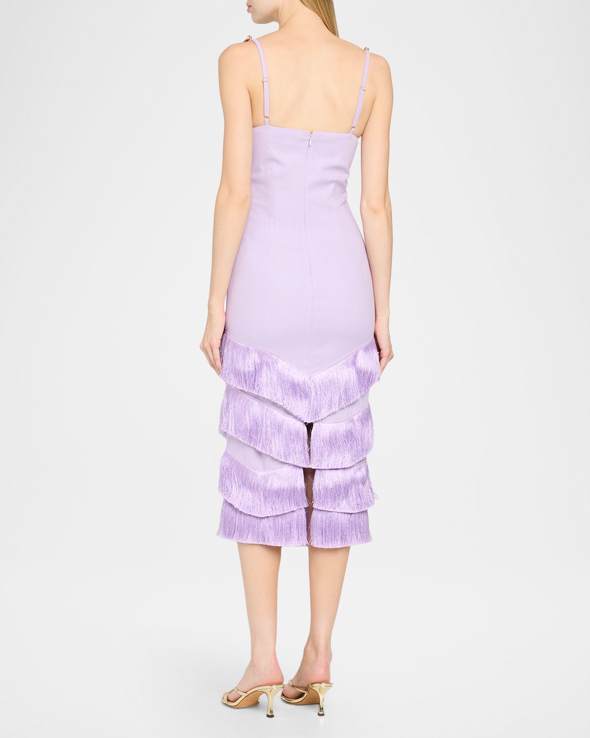 PatBO Gabriela Linen Fringe-Trim Midi Dress | Thumbnail 3 PatBO Gabriela Linen Fringe-Trim Midi Dress | Thumbnail 3
