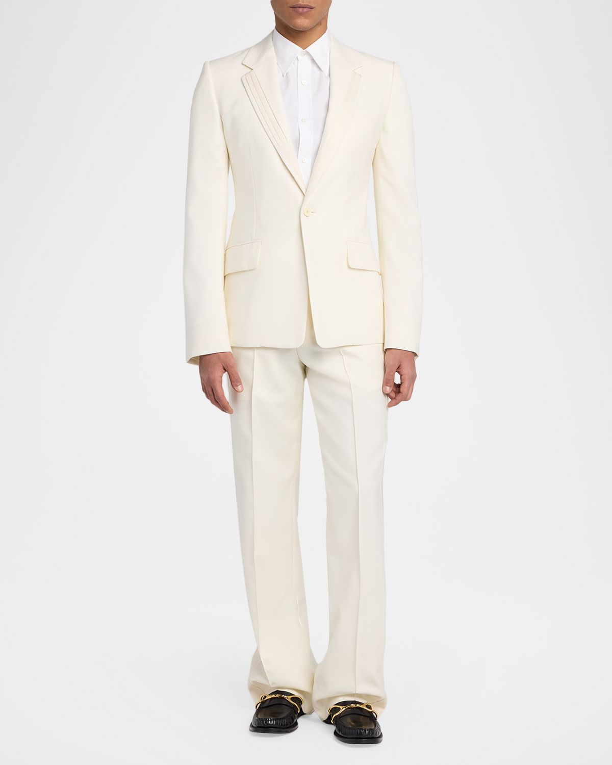 McQueen Men 's Cotton Stripe-Cuff Sport Shirt | Thumbnail 5 McQueen Men 's Cotton Stripe-Cuff Sport Shirt | Thumbnail 5