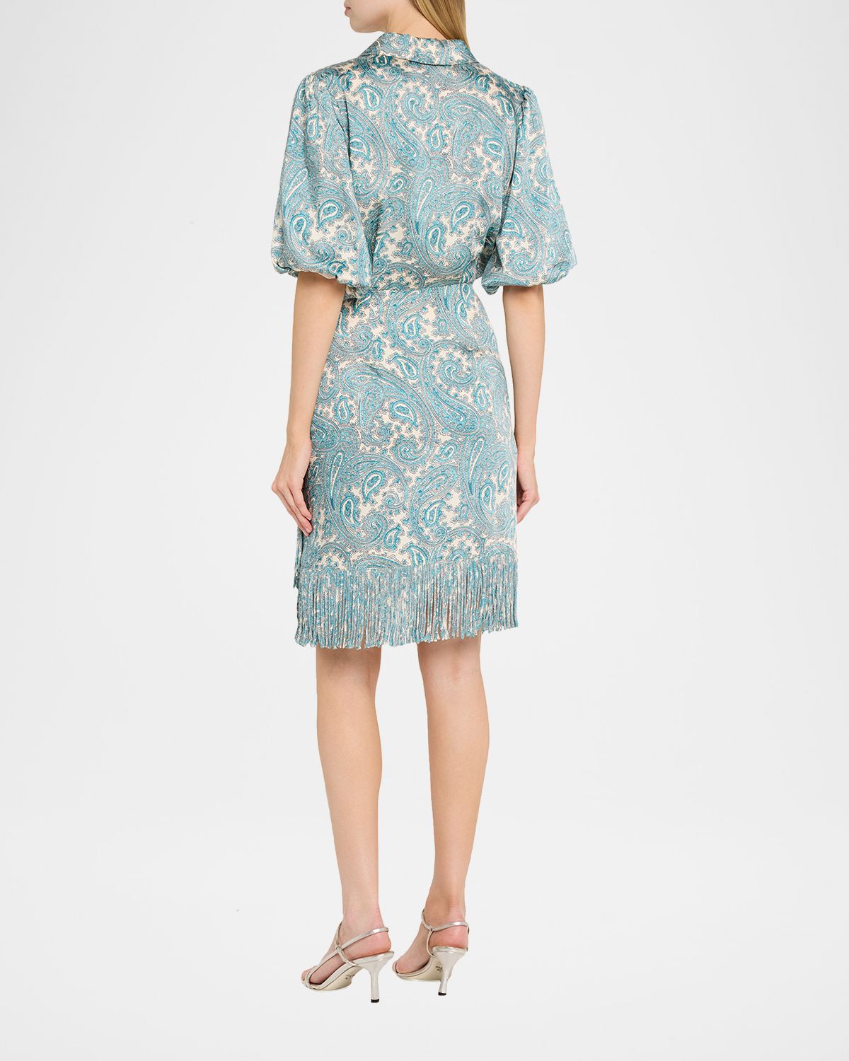 Cinq a Sept Hendrix Paisley Mini Shirtdress | Thumbnail 3 Cinq a Sept Hendrix Paisley Mini Shirtdress | Thumbnail 3