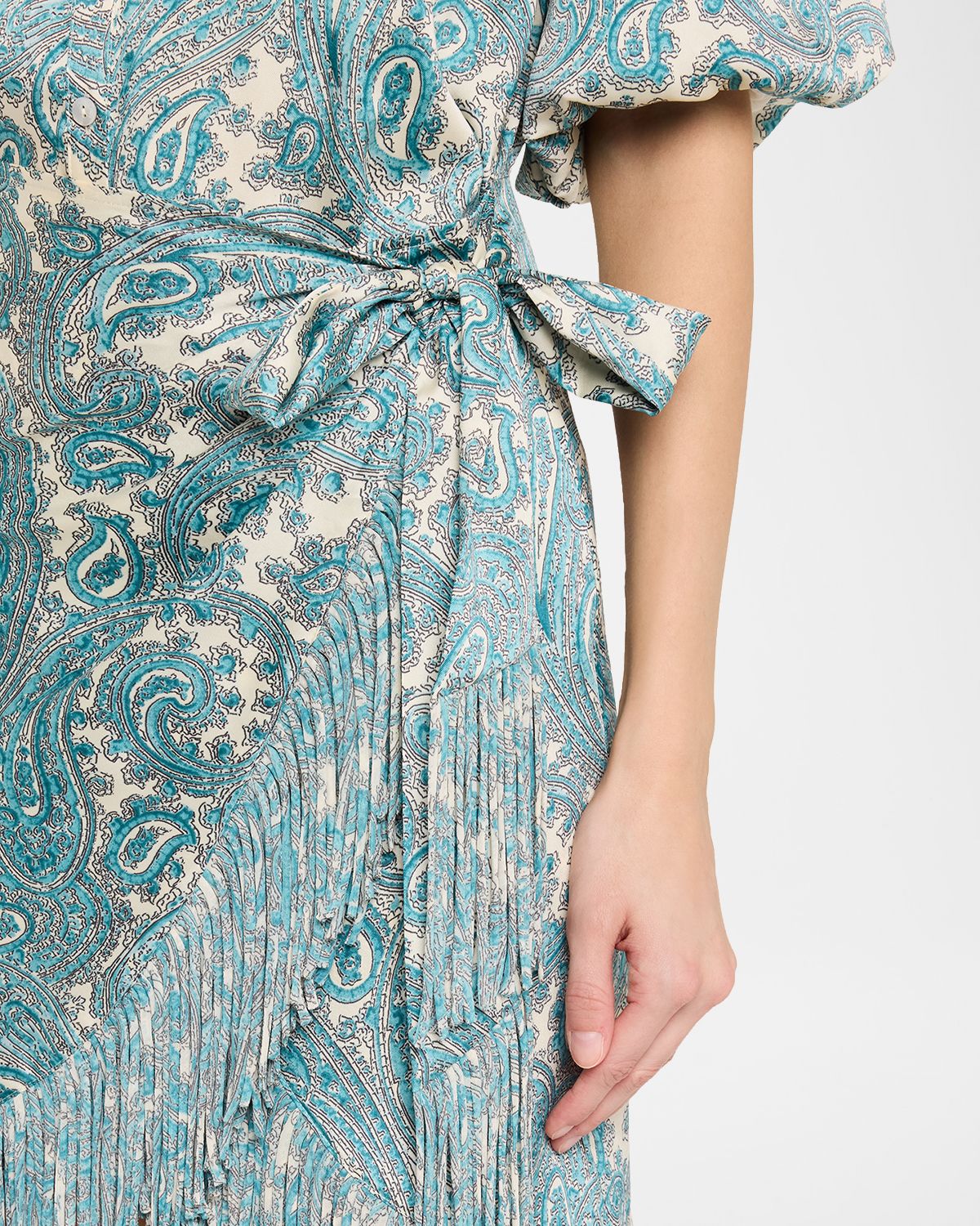 Cinq a Sept Hendrix Paisley Mini Shirtdress | Thumbnail 5 Cinq a Sept Hendrix Paisley Mini Shirtdress | Thumbnail 5