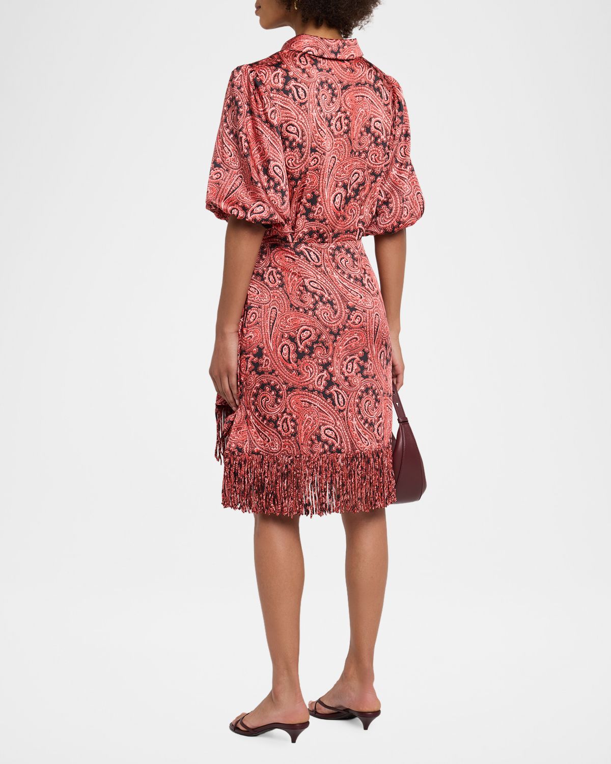 Cinq a Sept Hendrix Paisley Mini Shirtdress | Thumbnail 3 Cinq a Sept Hendrix Paisley Mini Shirtdress | Thumbnail 3