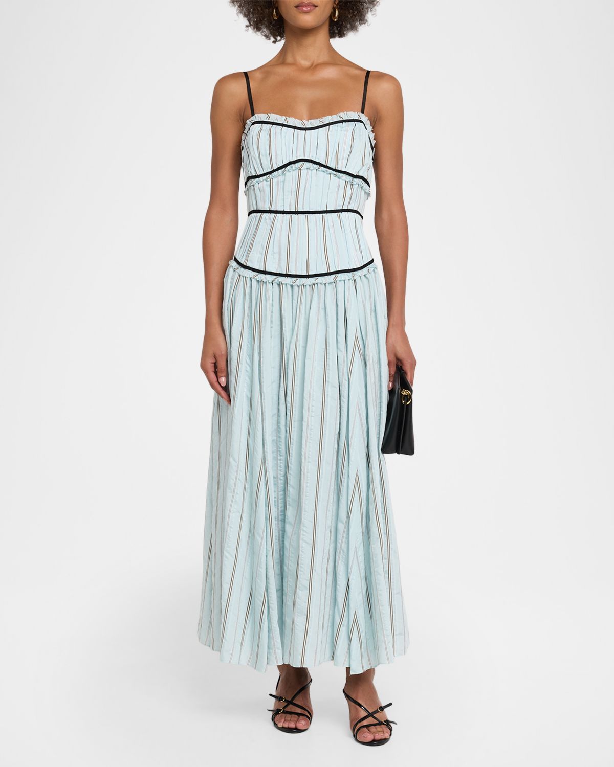 Cinq a Sept Celia Striped Maxi Dress | Thumbnail 2 Cinq a Sept Celia Striped Maxi Dress | Thumbnail 2