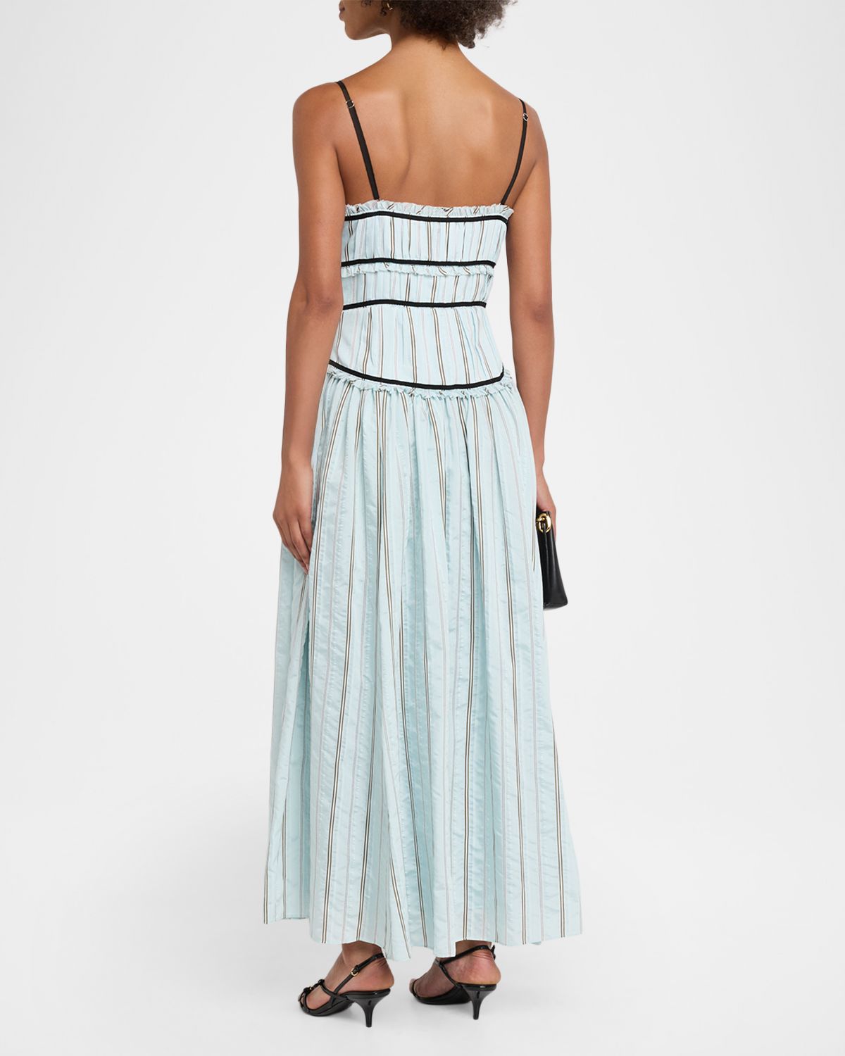 Cinq a Sept Celia Striped Maxi Dress | Thumbnail 3 Cinq a Sept Celia Striped Maxi Dress | Thumbnail 3