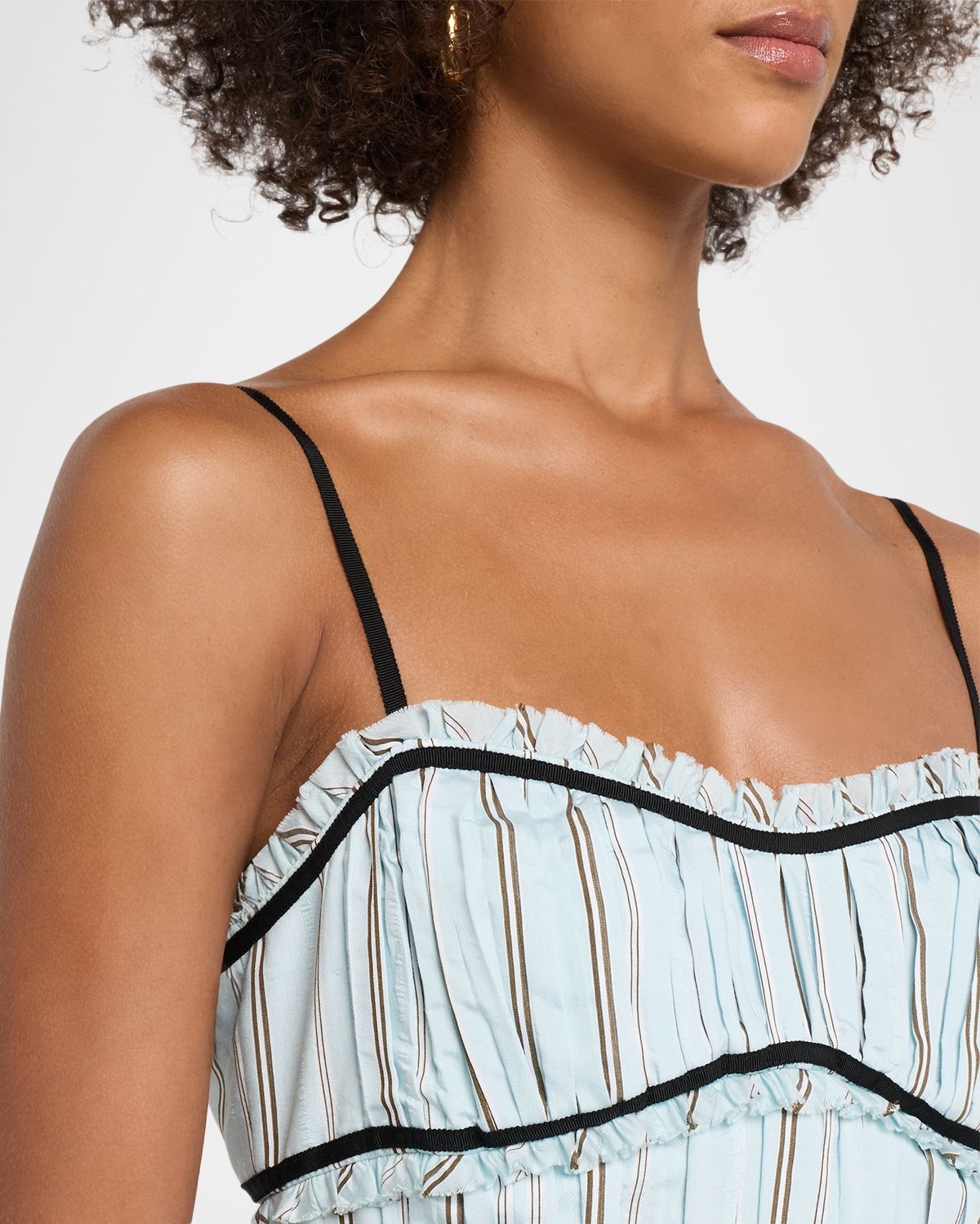 Cinq a Sept Celia Striped Maxi Dress | Thumbnail 5 Cinq a Sept Celia Striped Maxi Dress | Thumbnail 5