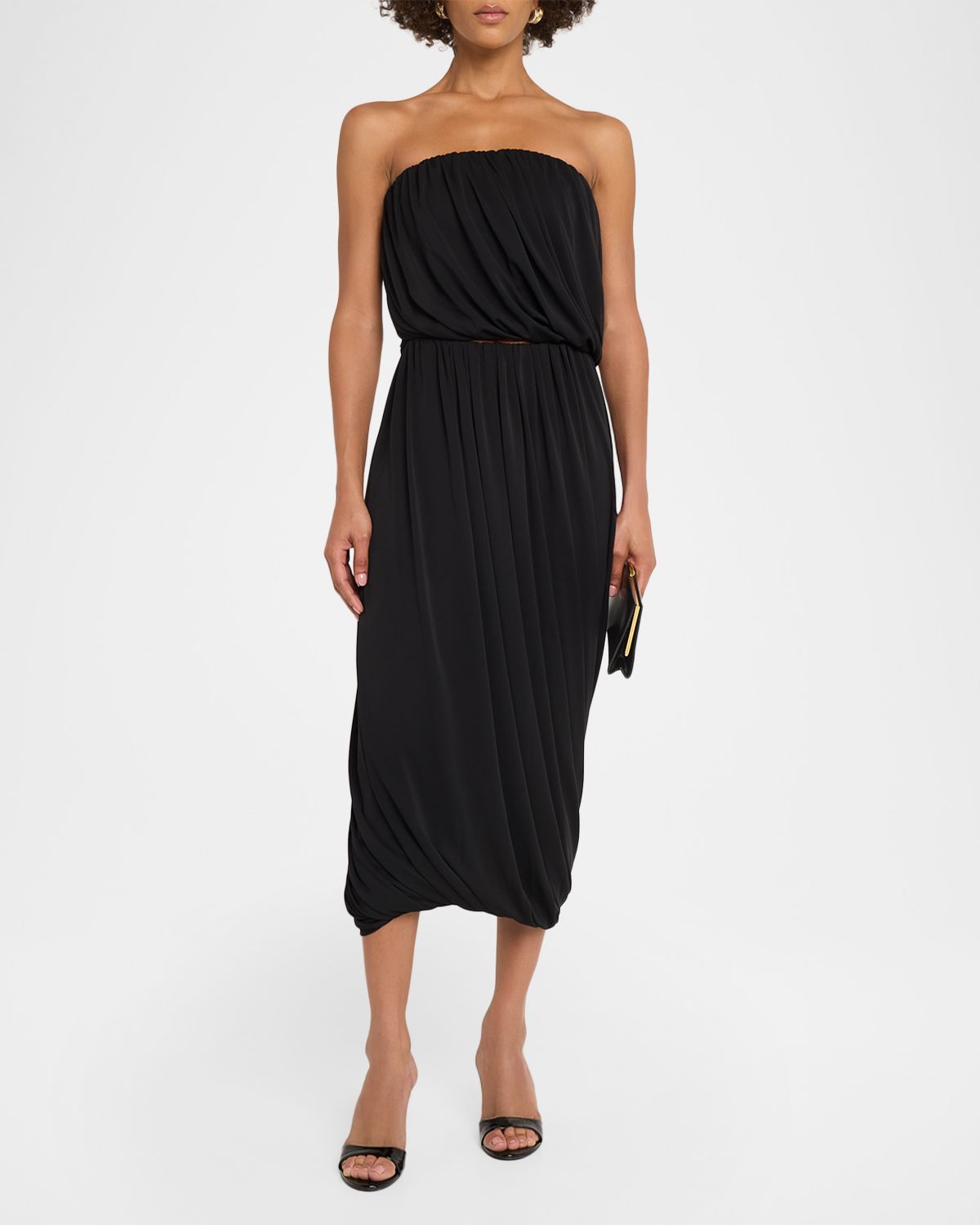 Cinq a Sept Calden Draped Midi Skirt | Thumbnail 5 Cinq a Sept Calden Draped Midi Skirt | Thumbnail 5