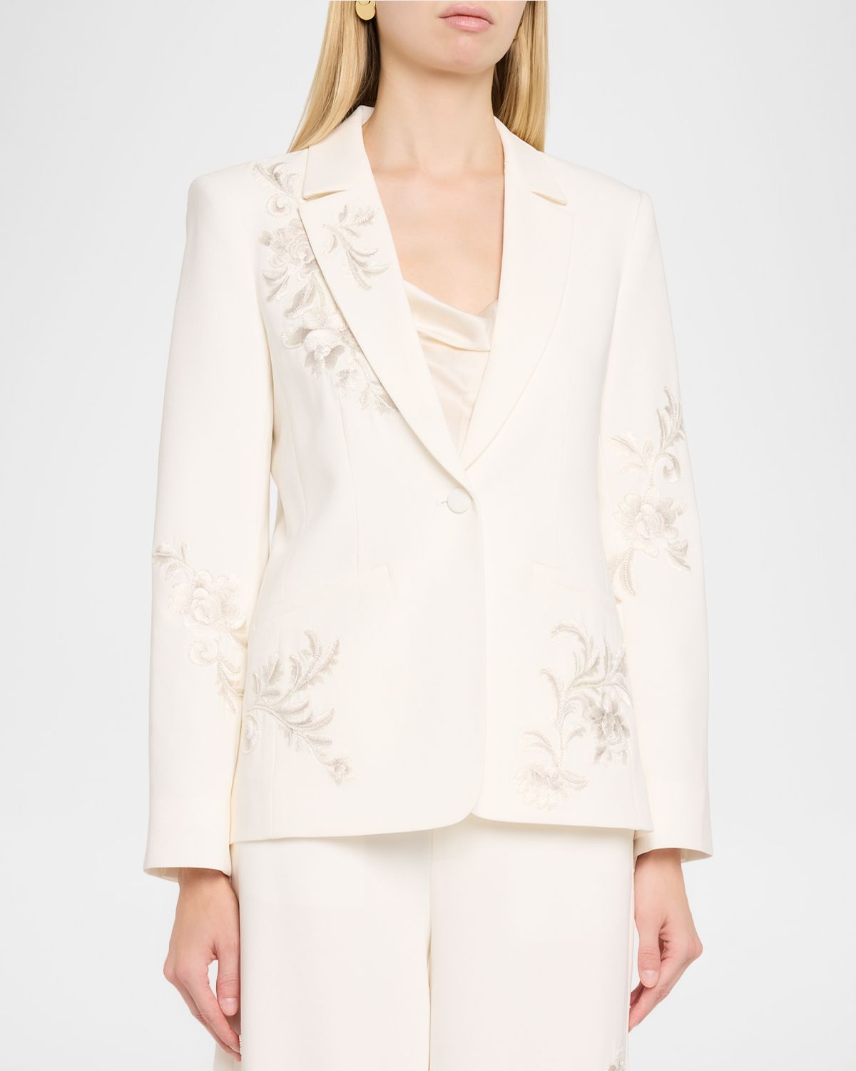 Cinq a Sept Karlie Rococo Embroidered Blazer | Thumbnail 4 Cinq a Sept Karlie Rococo Embroidered Blazer | Thumbnail 4