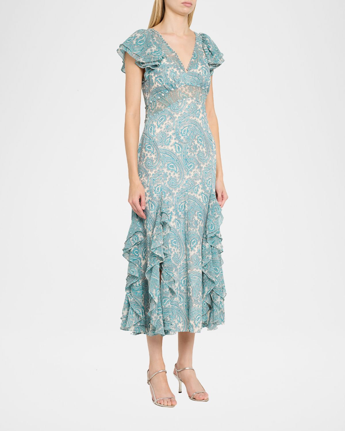Cinq a Sept Hendrix Paisley Maxi Dress | Thumbnail 4 Cinq a Sept Hendrix Paisley Maxi Dress | Thumbnail 4
