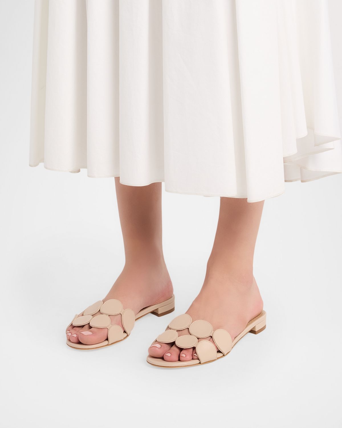 Manolo Blahnik Haribal Leather Flat Slide Sandals | Thumbnail 6 Manolo Blahnik Haribal Leather Flat Slide Sandals | Thumbnail 6
