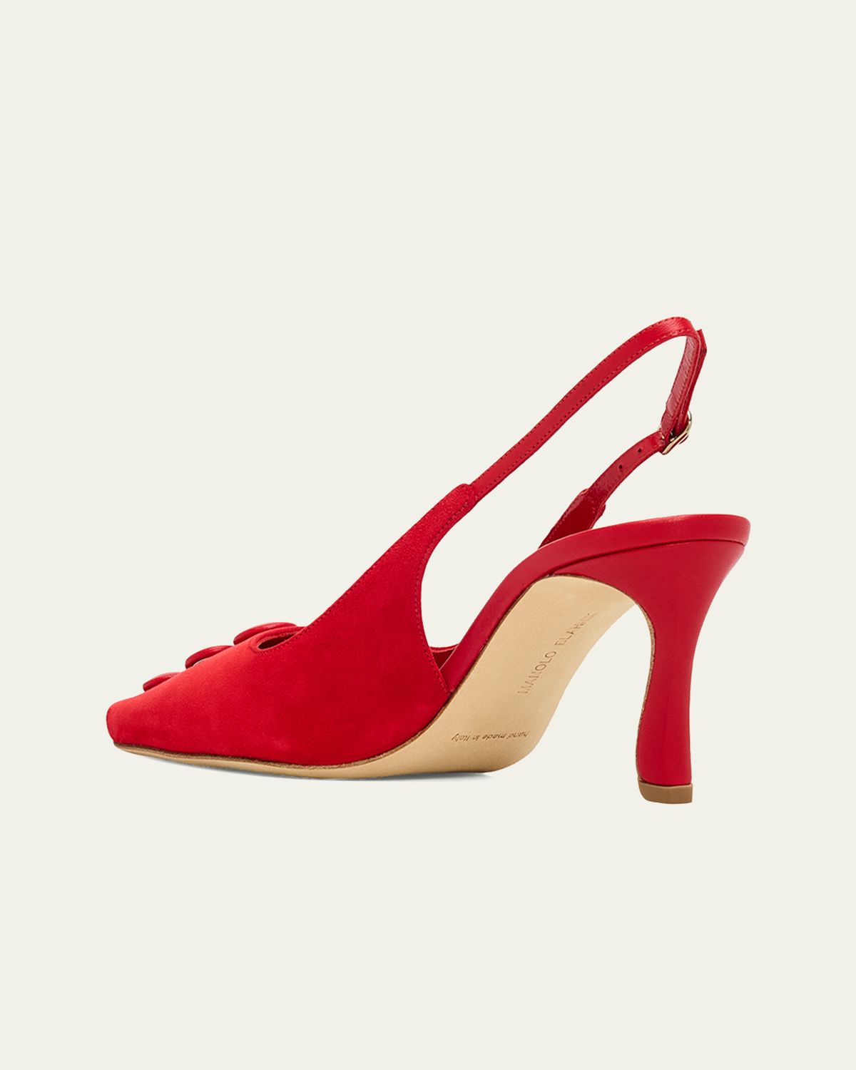 Manolo Blahnik 70mm Alexapla Suede Slingback Pumps | Thumbnail 4 Manolo Blahnik 70mm Alexapla Suede Slingback Pumps | Thumbnail 4