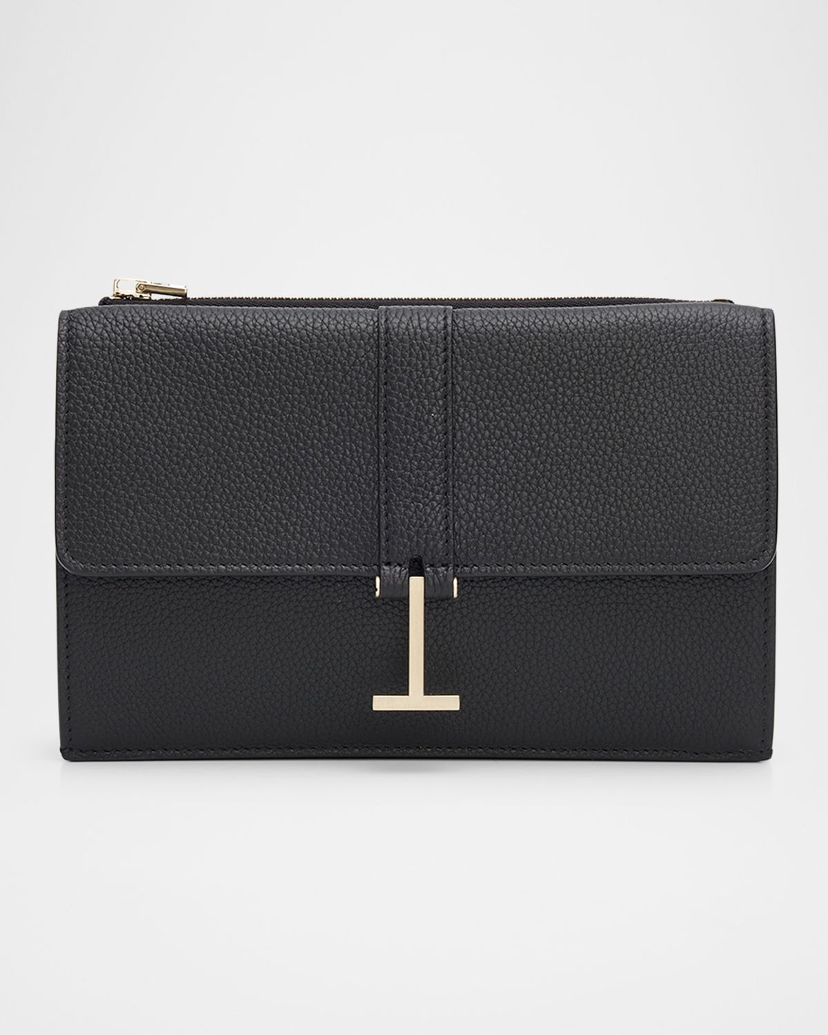 TOM FORD Kara Mini Leather Hanging T Crossbody Bag
