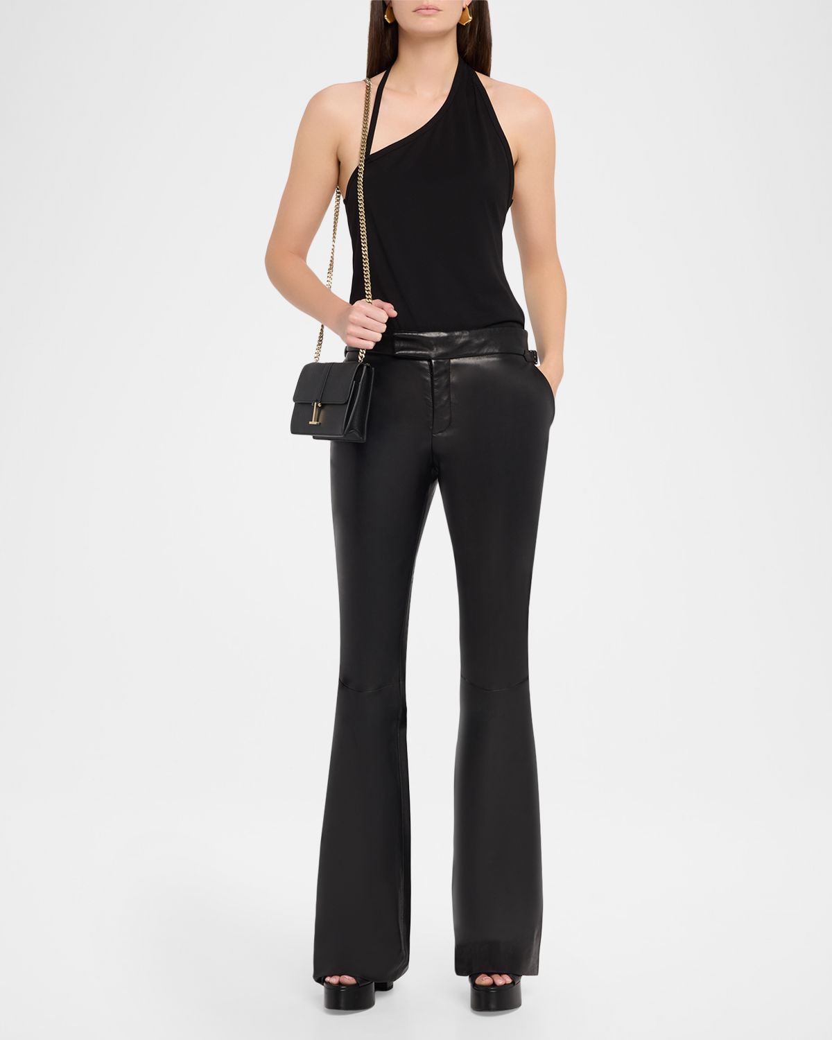 TOM FORD Kara Mini Leather Hanging T Crossbody Bag | Thumbnail 5