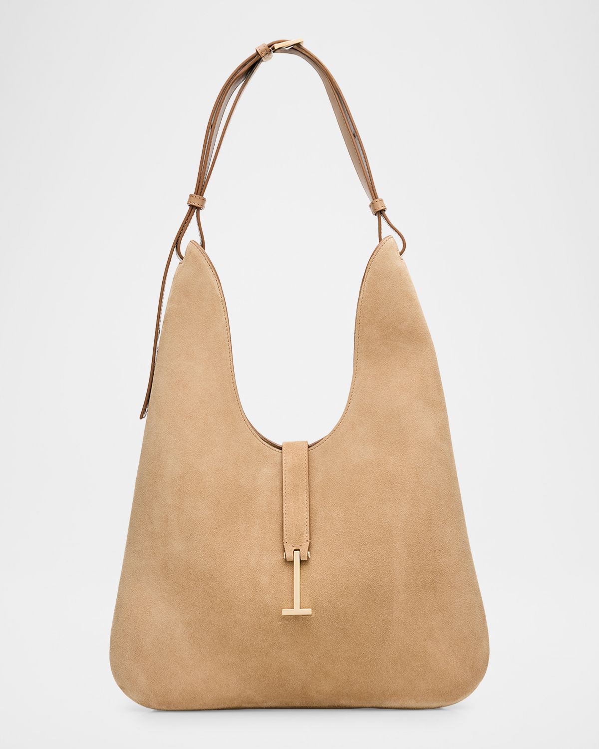 TOM FORD Kara Medium Hanging T Suede Hobo Bag | Thumbnail 7 TOM FORD Kara Medium Hanging T Suede Hobo Bag | Thumbnail 7