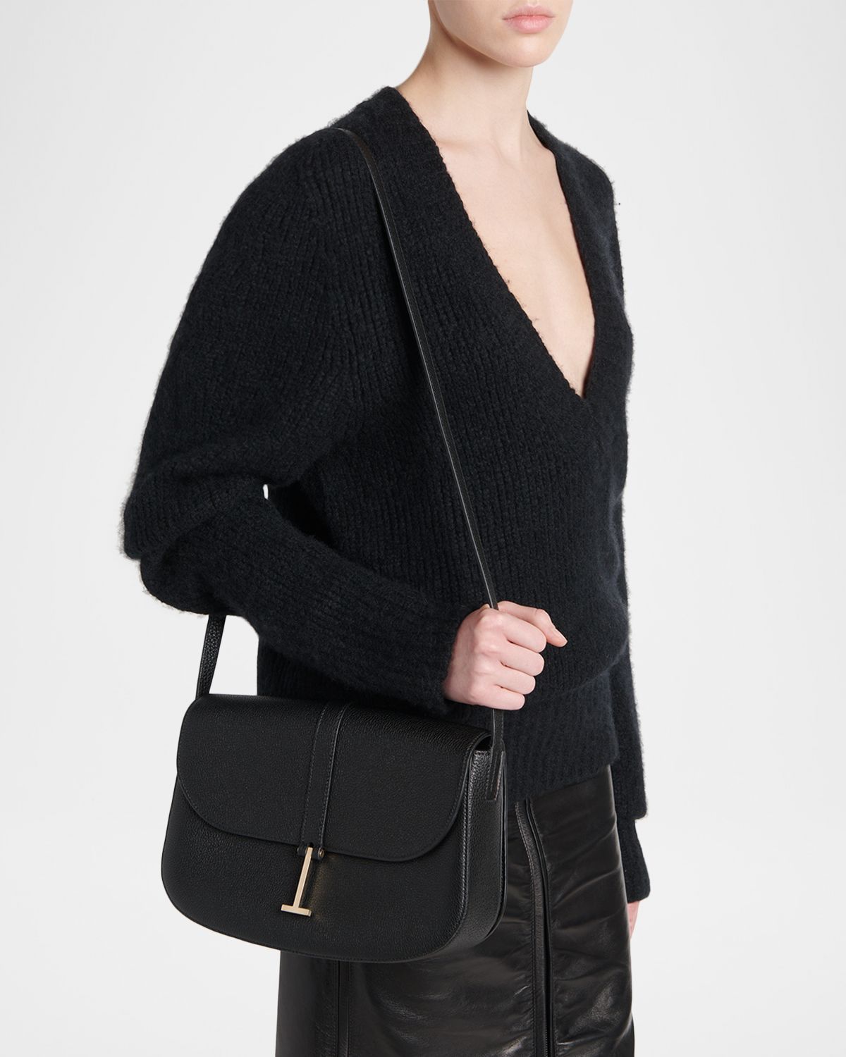 TOM FORD Kara Medium Grain Leather Crossbody Bag | Thumbnail 2 TOM FORD Kara Medium Grain Leather Crossbody Bag | Thumbnail 2