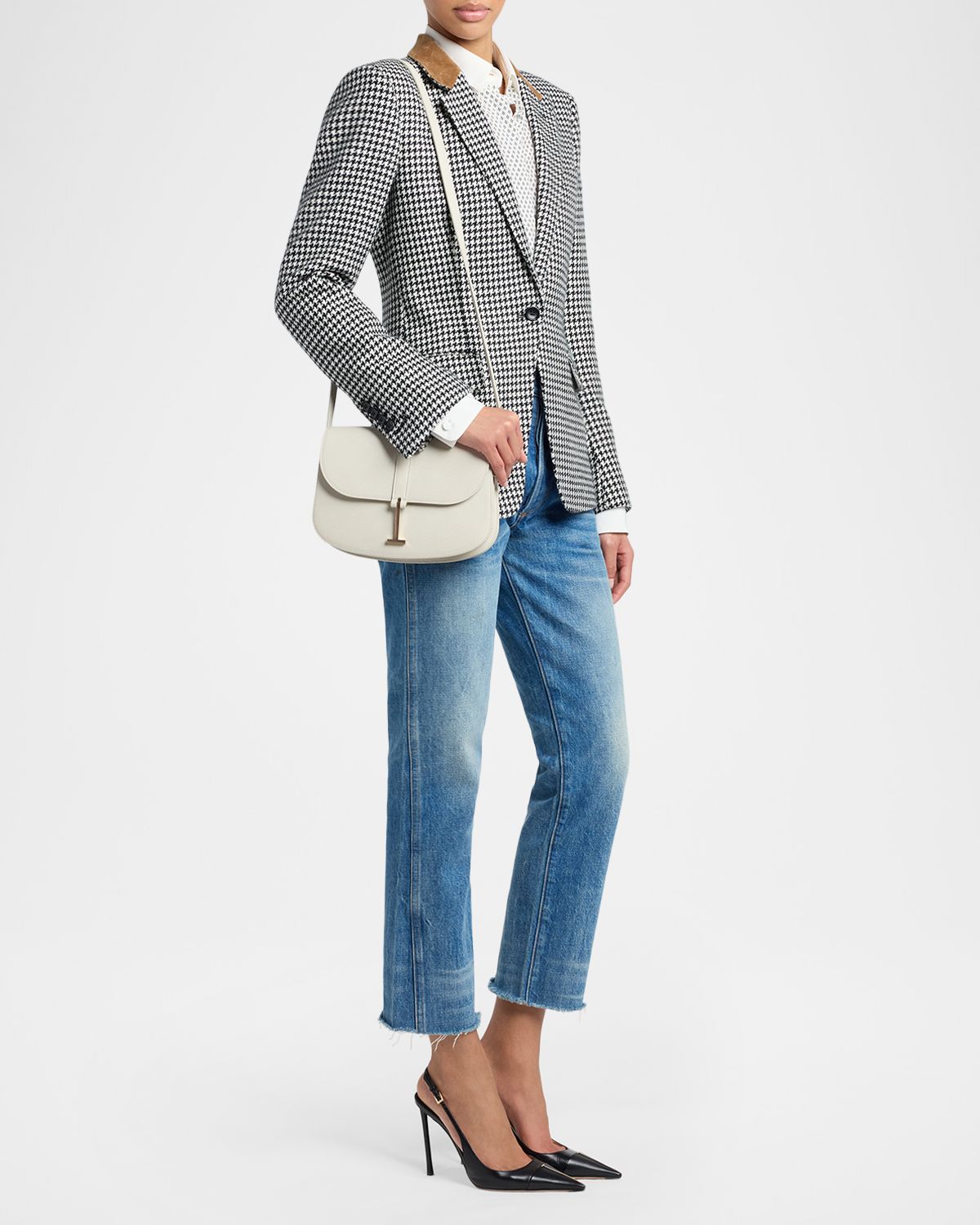 TOM FORD Kara Small Leather Crossbody Bag | Thumbnail 5 TOM FORD Kara Small Leather Crossbody Bag | Thumbnail 5
