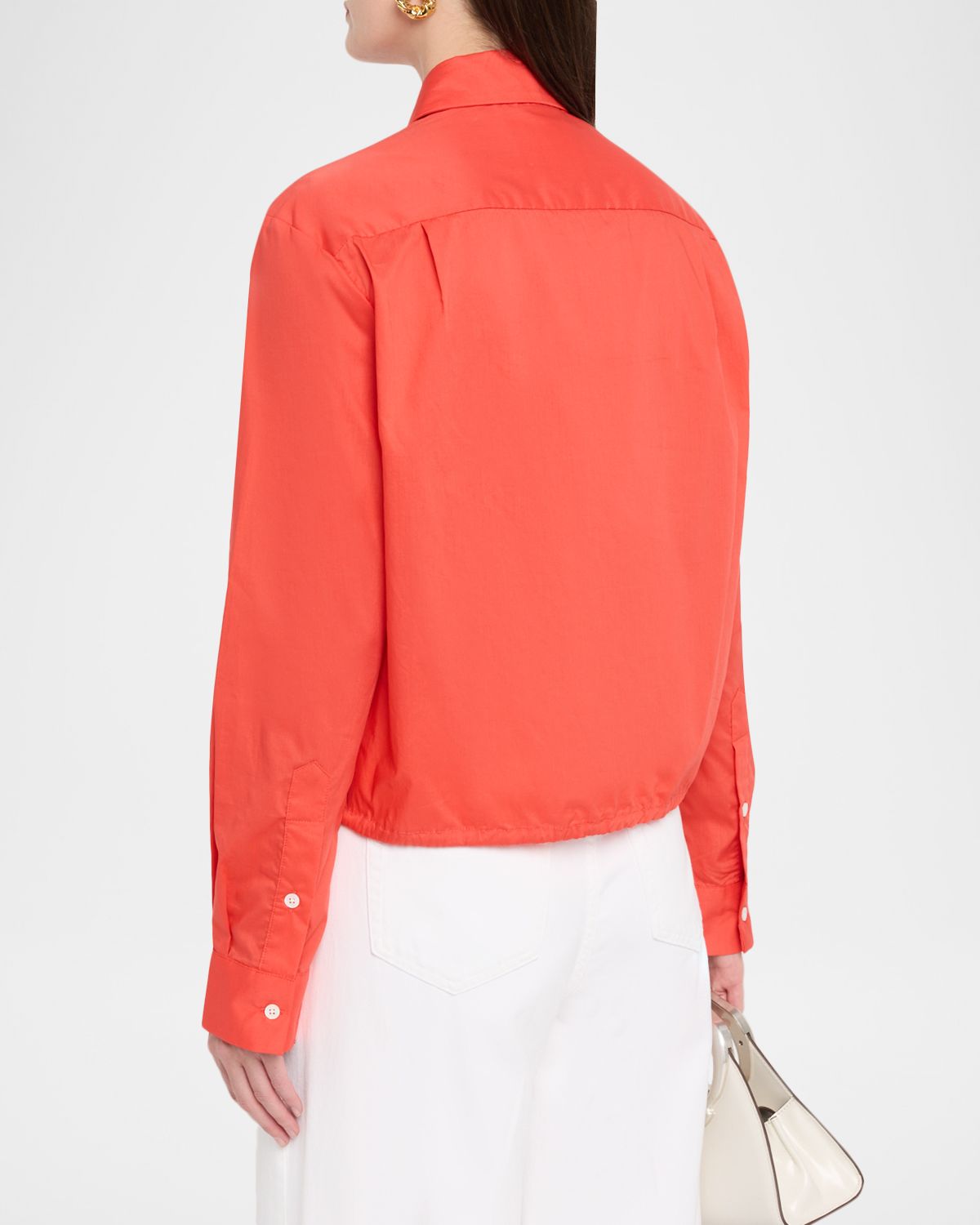 CISSA Cotton Button-Front Shirt | Thumbnail 3 CISSA Cotton Button-Front Shirt | Thumbnail 3