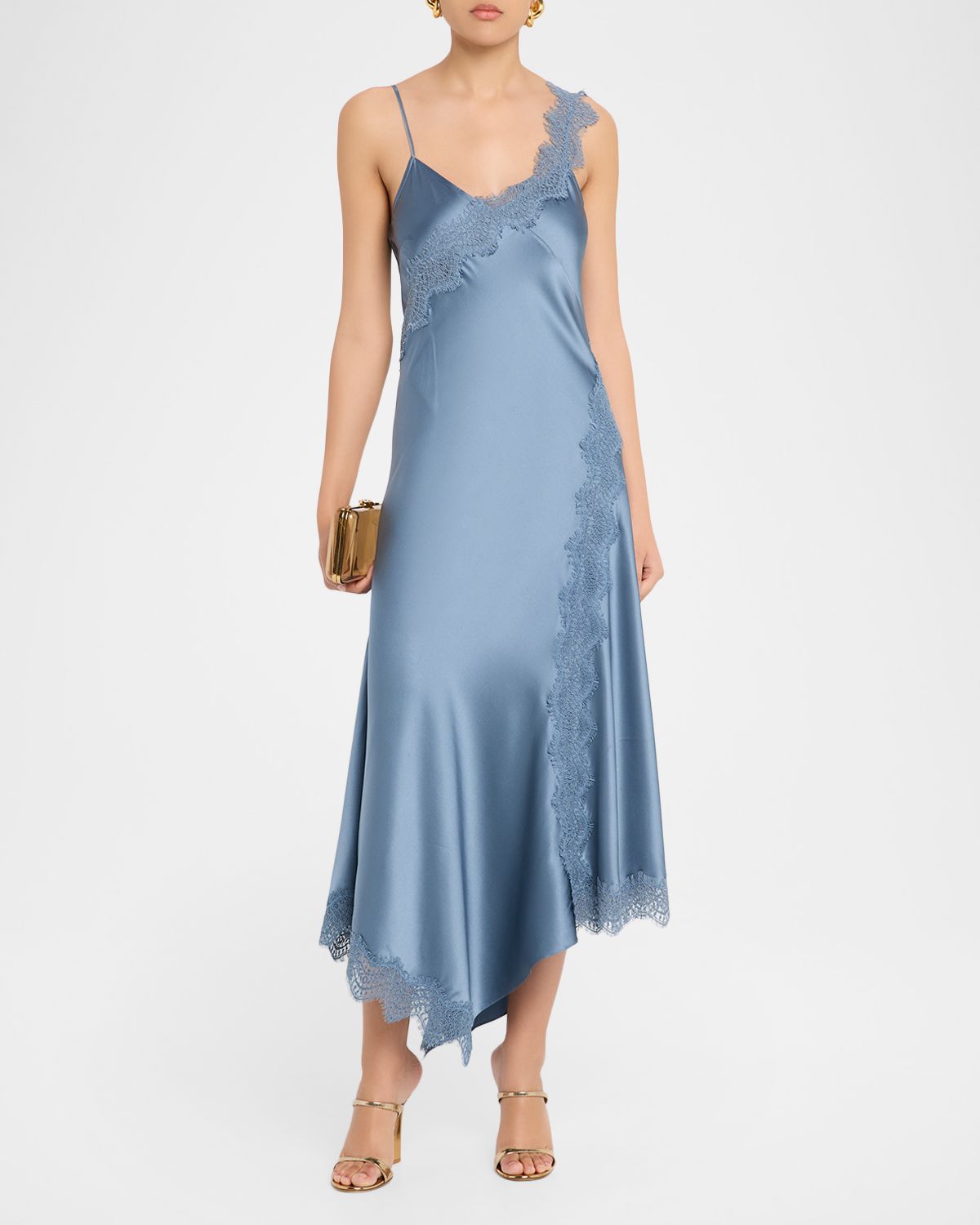 Veronica Beard Vernon Lace Silk Slip Dress | Thumbnail 4 Veronica Beard Vernon Lace Silk Slip Dress | Thumbnail 4