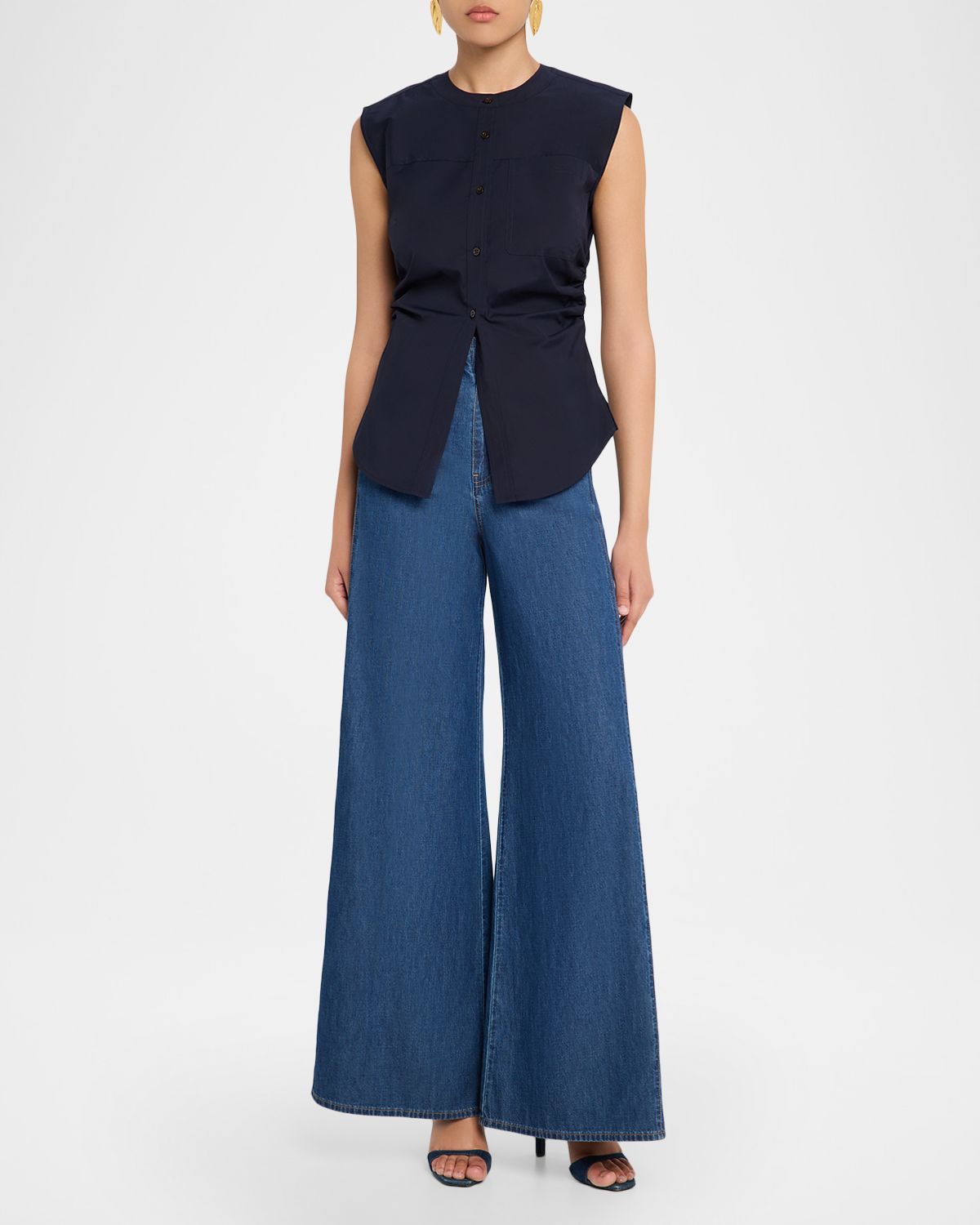 Veronica Beard Harini Sleeveless Top | Thumbnail 4