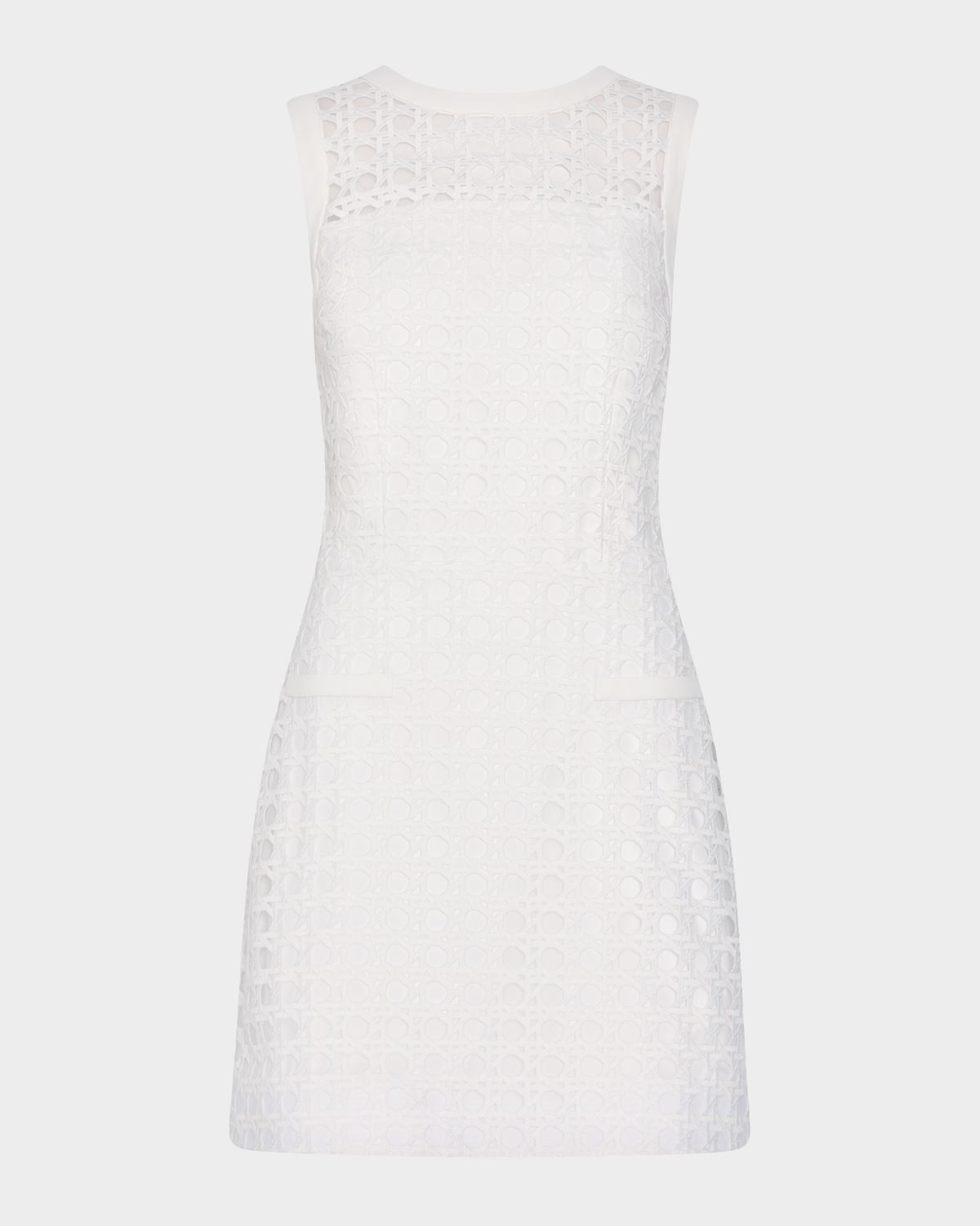 Milly Moira Sleeveless Lace Mini Dress