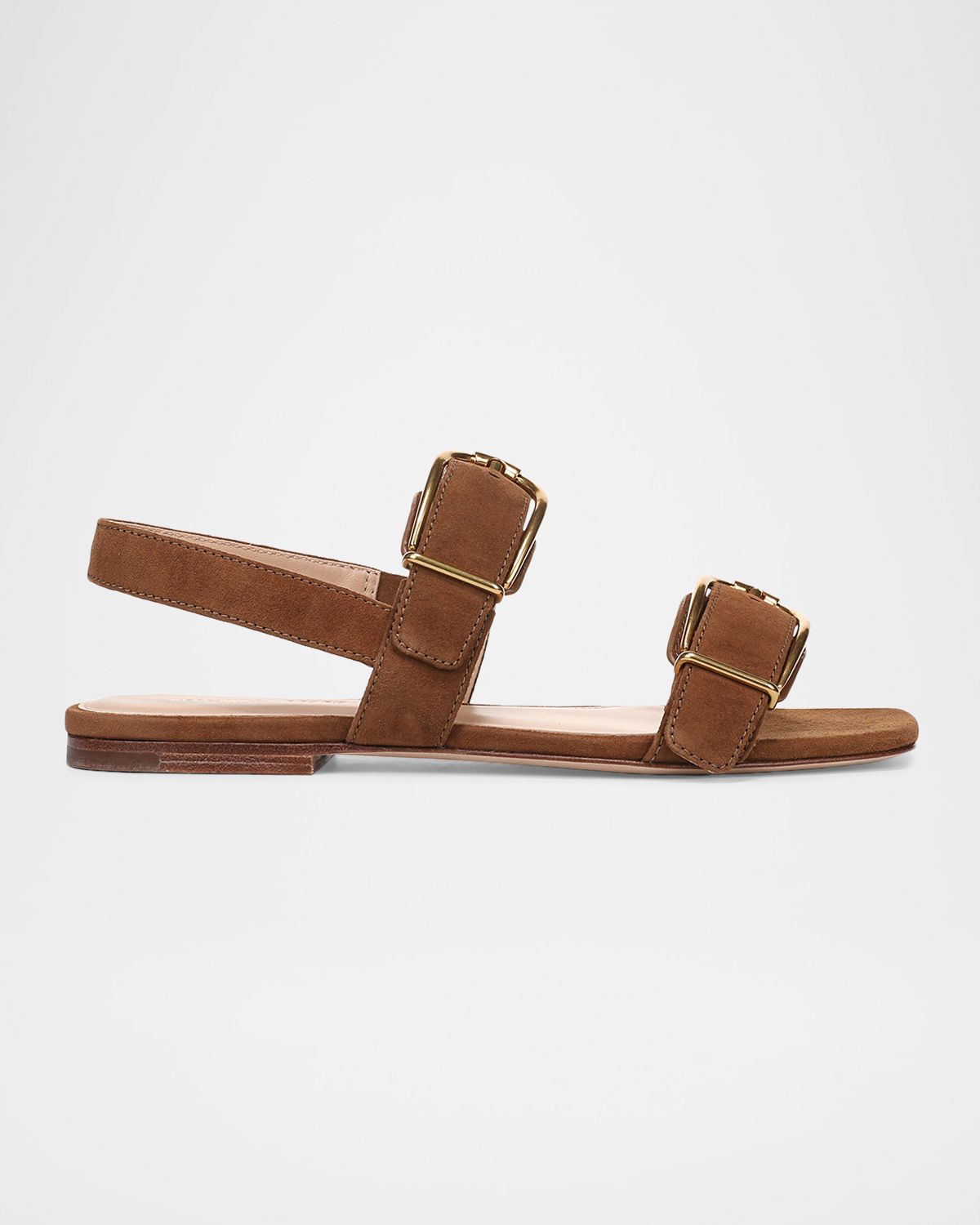 Veronica Beard Maglio Suede Flat Sandals