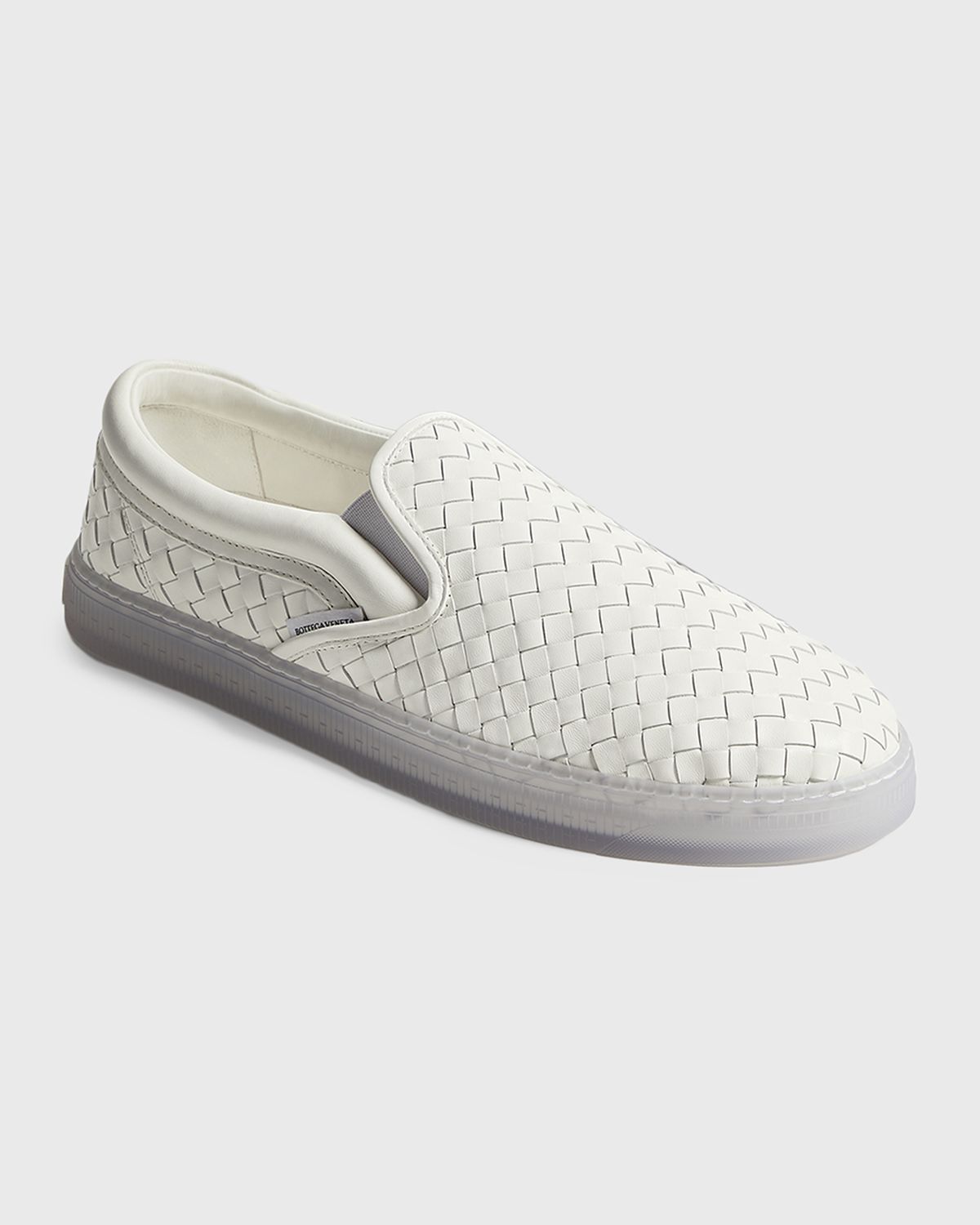 Bottega Veneta Men 's Serena Intrecciato Leather Slip-On Sneakers | Thumbnail 5 Bottega Veneta Men 's Serena Intrecciato Leather Slip-On Sneakers | Thumbnail 5