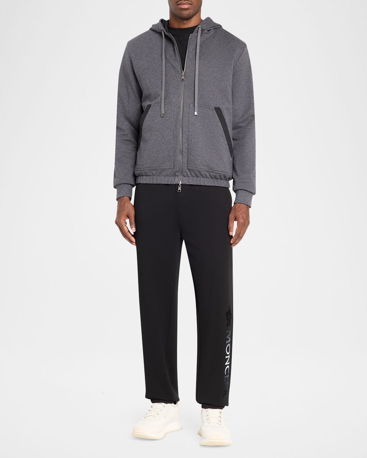 Moncler Men 's Reversible Fleece Zip Hoodie | Thumbnail 2