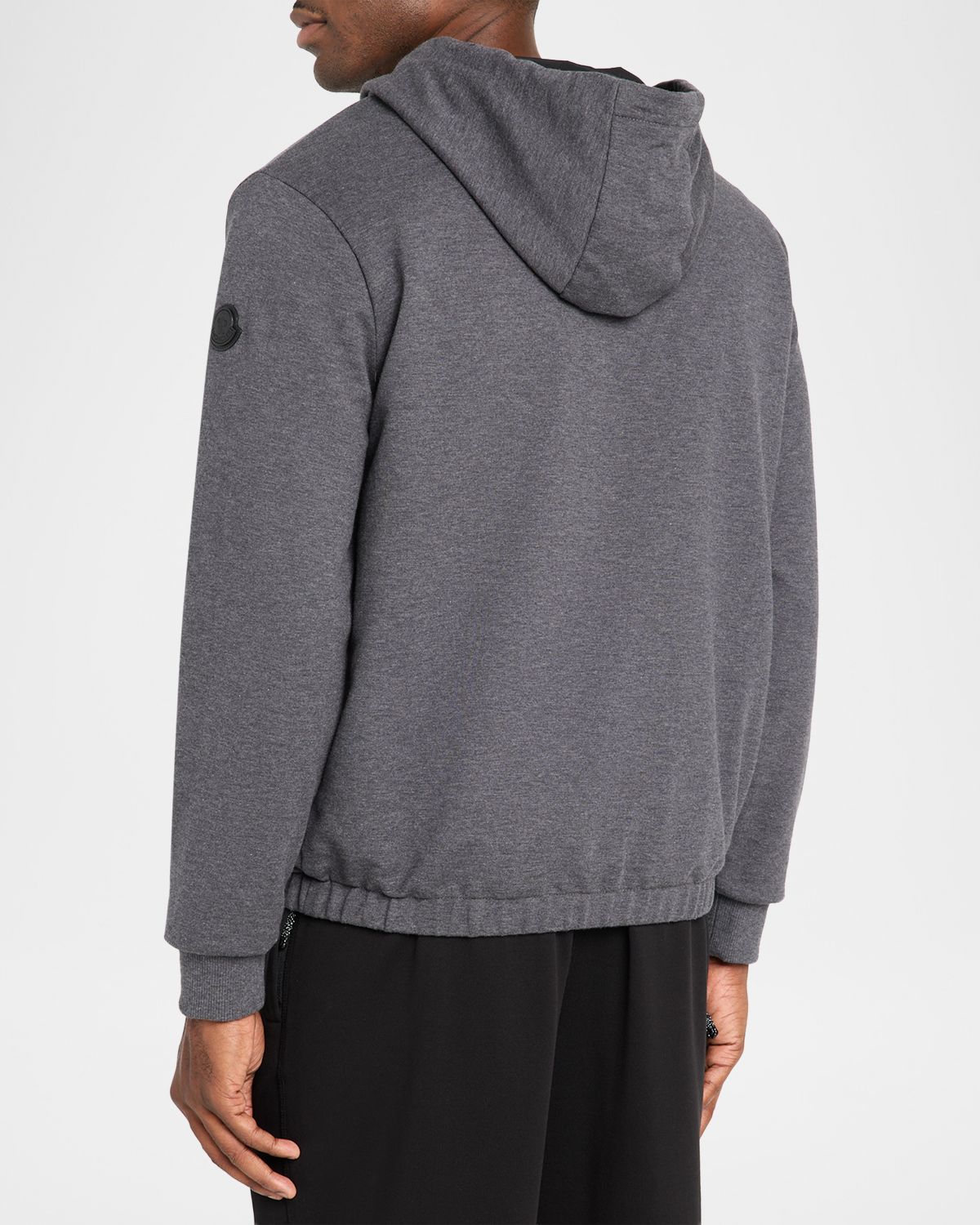 Moncler Men 's Reversible Fleece Zip Hoodie | Thumbnail 3