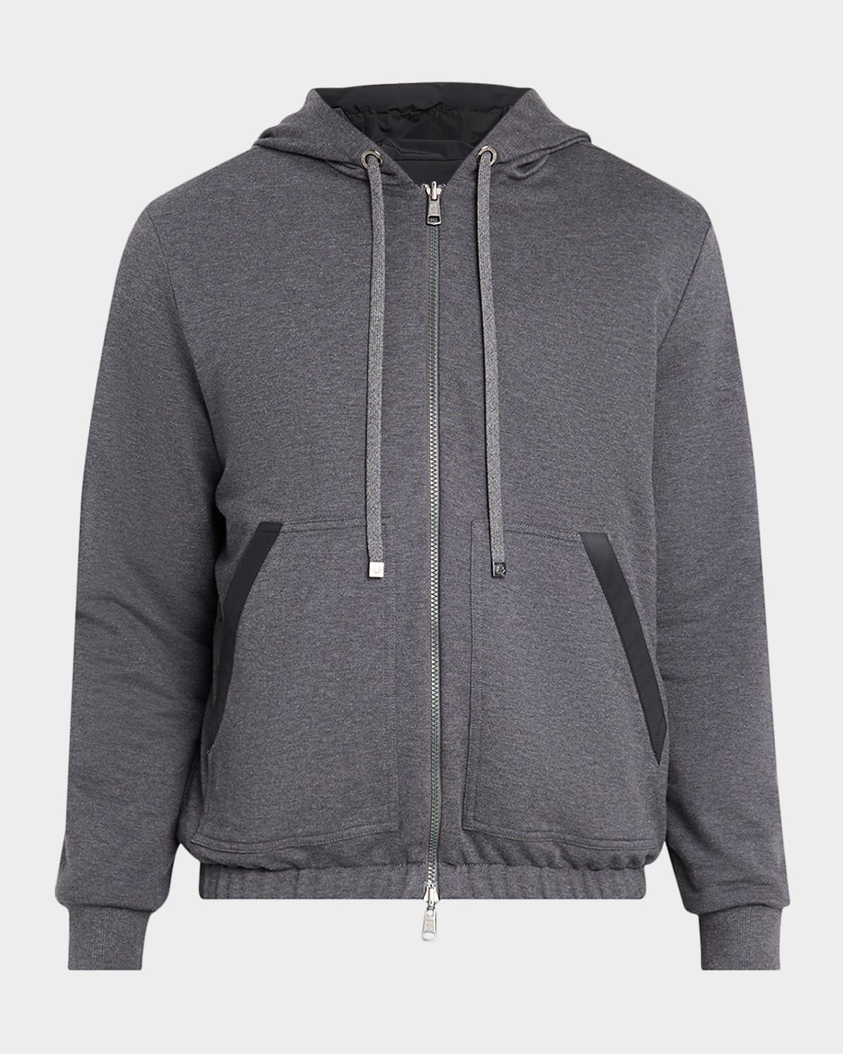 Moncler Men 's Reversible Fleece Zip Hoodie
