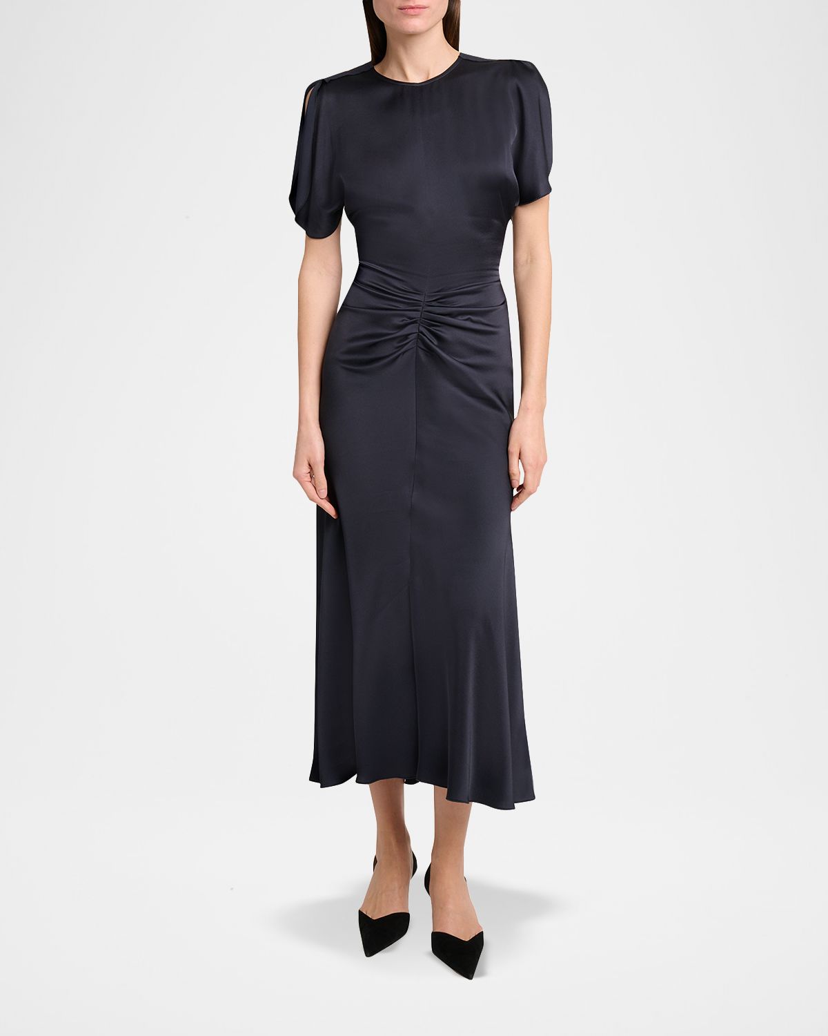 Victoria Beckham Bela Midi Dress | Thumbnail 5 Victoria Beckham Bela Midi Dress | Thumbnail 5