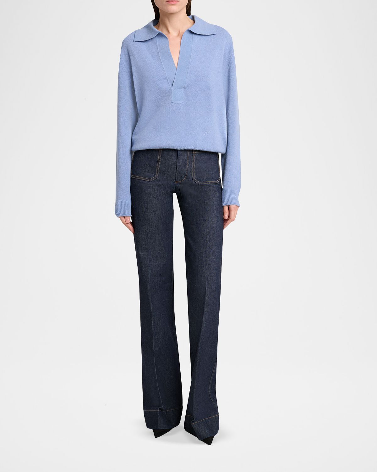Victoria Beckham Polo Collar Jumper Sweater | Thumbnail 5