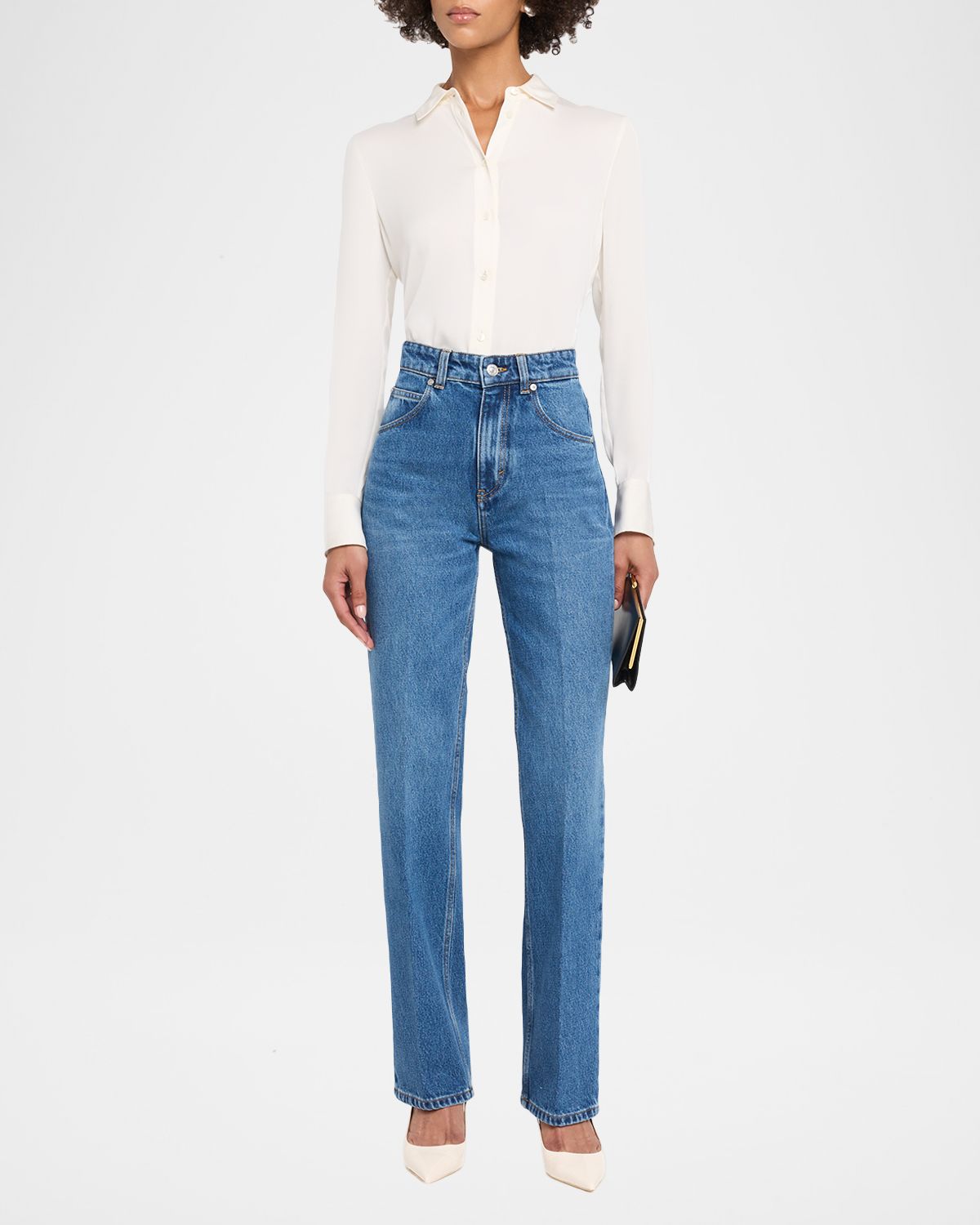 Victoria Beckham Julia High-Rise Straight-Leg Jeans | Thumbnail 5 Victoria Beckham Julia High-Rise Straight-Leg Jeans | Thumbnail 5