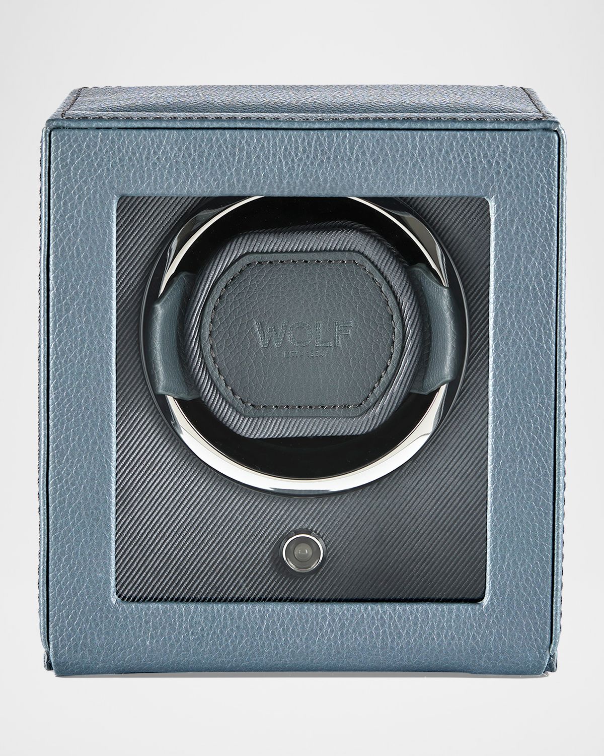WOLF Cub Single Watch Winder with Cover, Future Grey