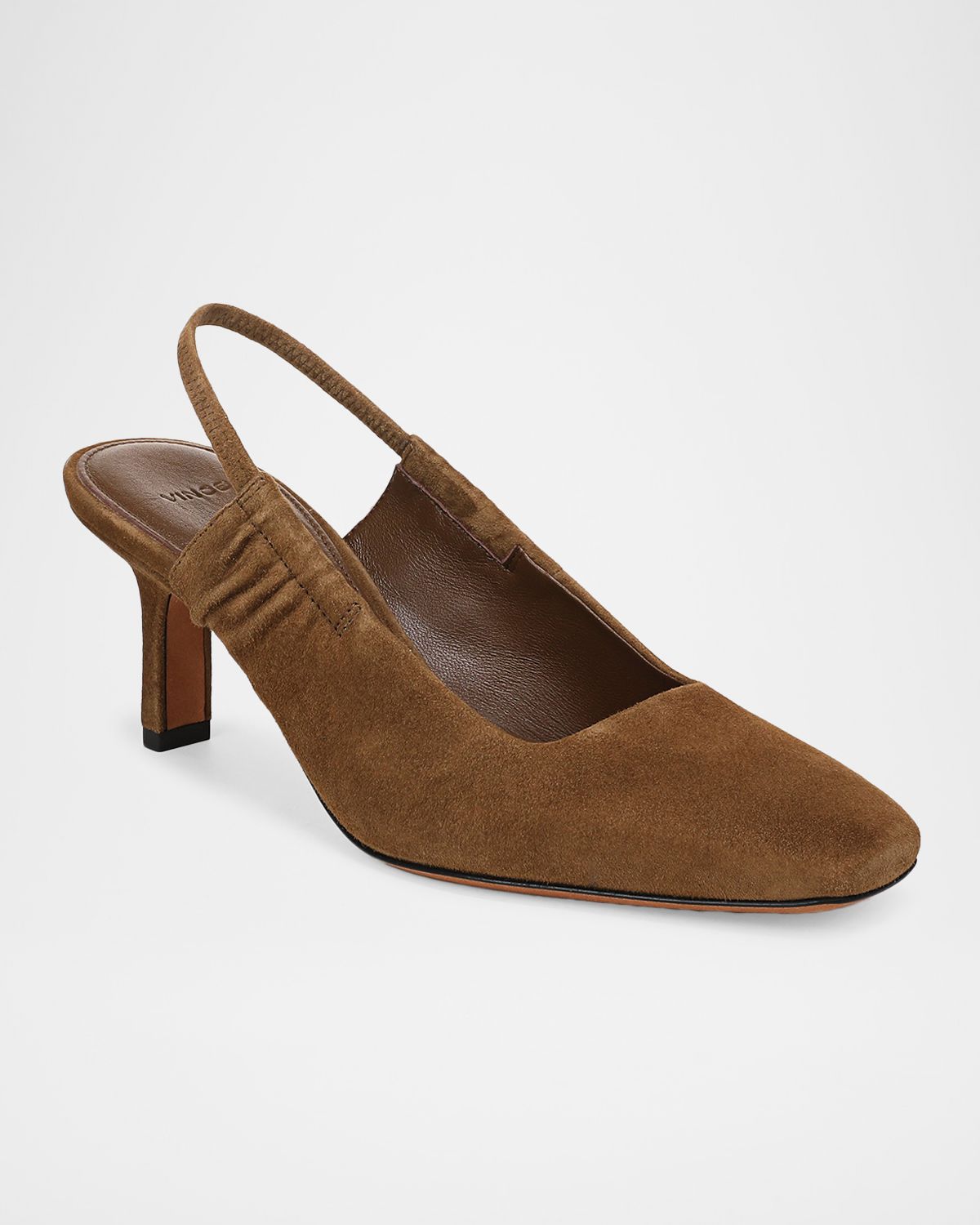 Vince 6mm Venice Suede Slingback Pumps | Thumbnail 5