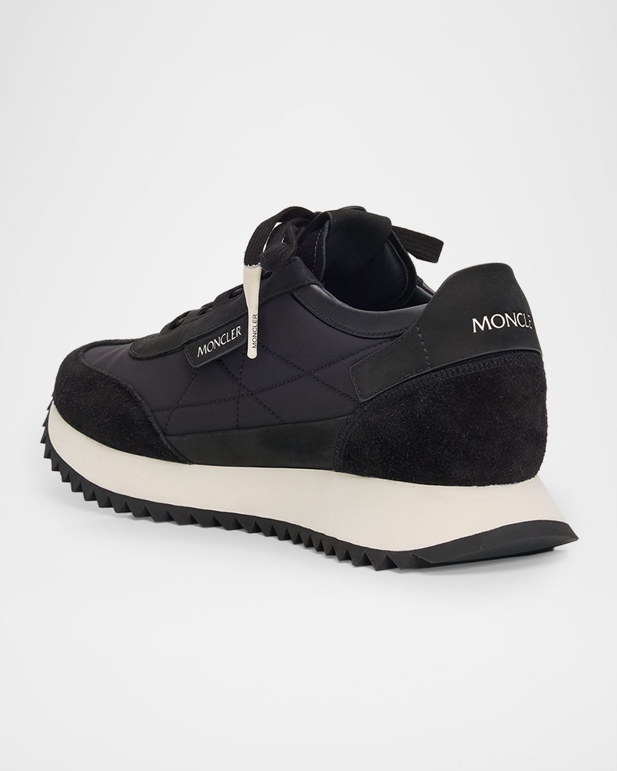 Moncler Men 's Pacey2 Suede and Nubuck Low-Top Sneakers | Thumbnail 2