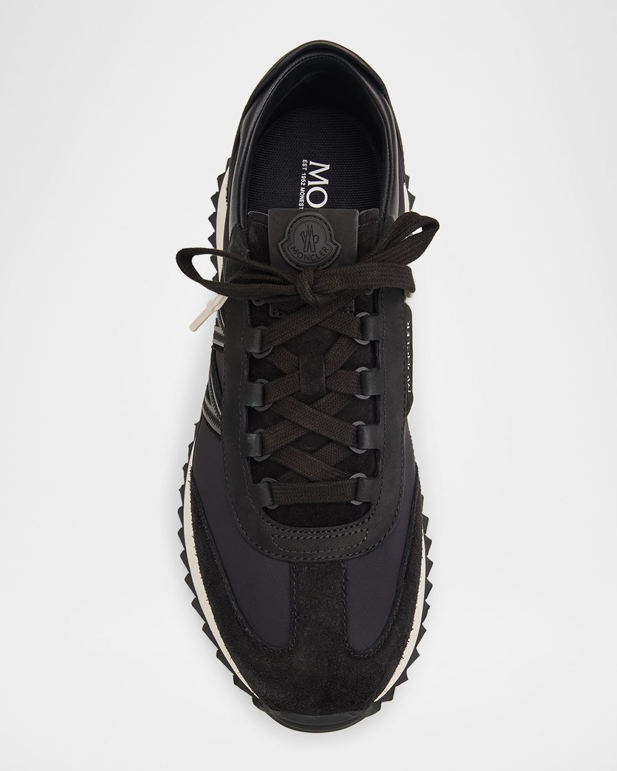 Moncler Men 's Pacey2 Suede and Nubuck Low-Top Sneakers | Thumbnail 4