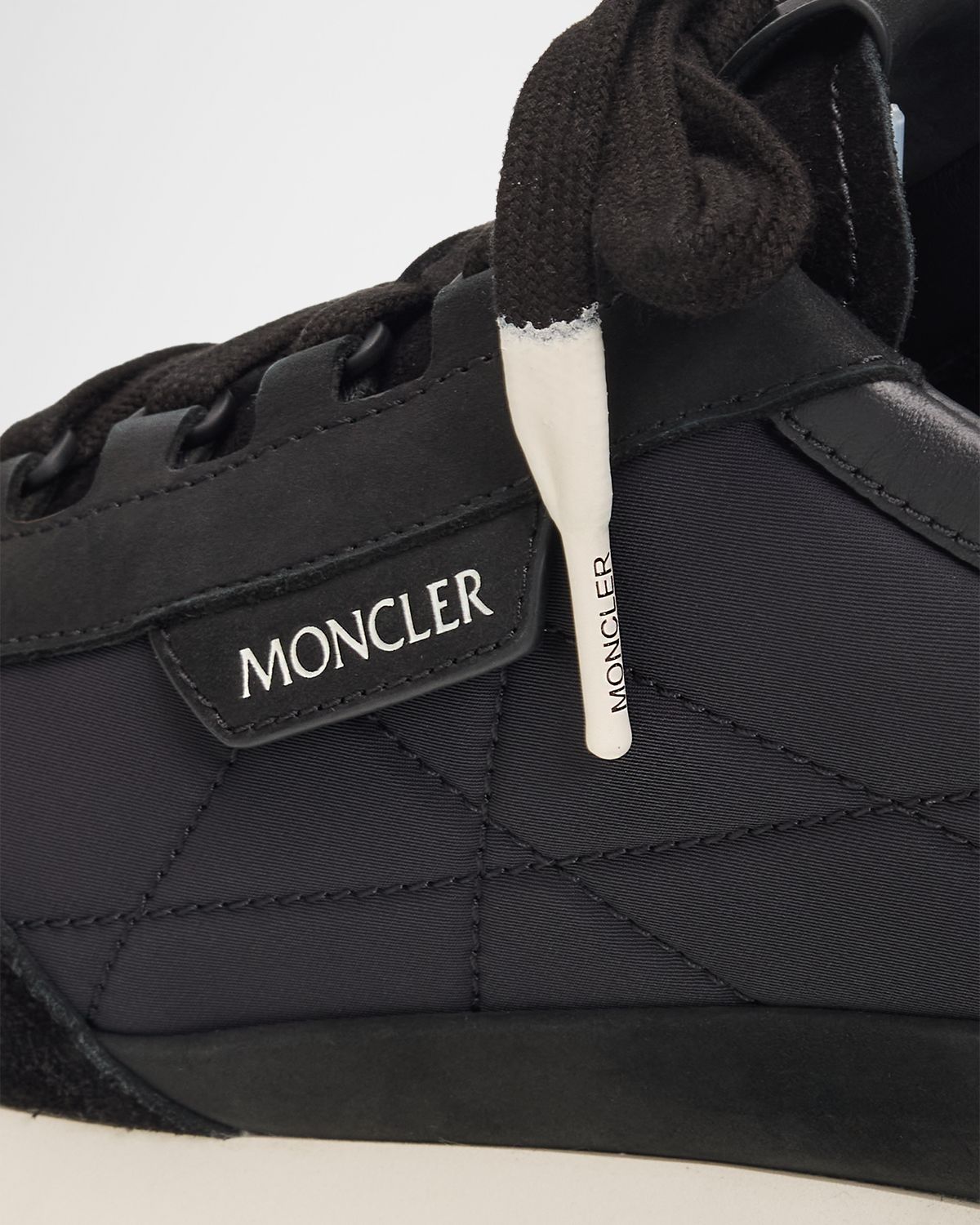 Moncler Men 's Pacey2 Suede and Nubuck Low-Top Sneakers | Thumbnail 3
