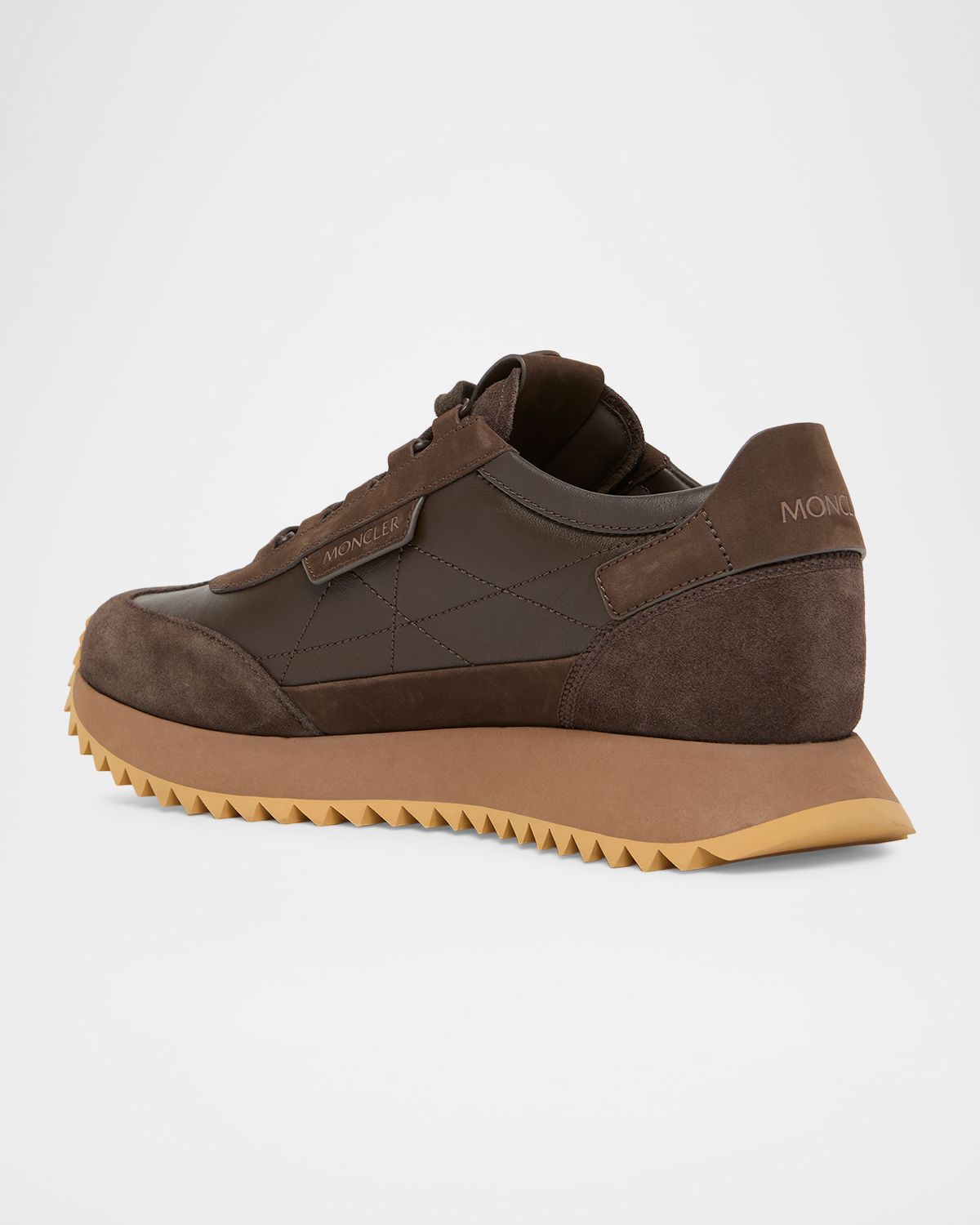 Moncler Men 's Pacey2 Suede & Nubuck Low-Top Sneakers | Thumbnail 4