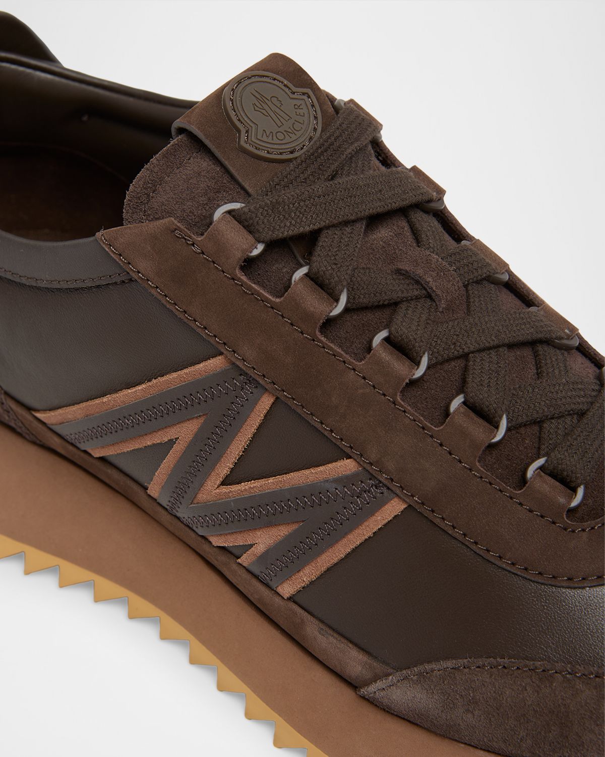 Moncler Men 's Pacey2 Suede & Nubuck Low-Top Sneakers | Thumbnail 5