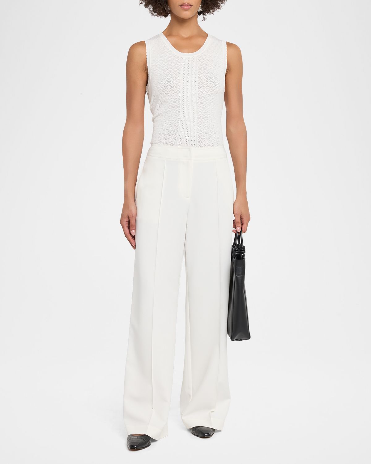 Elie Tahari The Lowen Straight-Leg Pintuck Pants | Thumbnail 5 Elie Tahari The Lowen Straight-Leg Pintuck Pants | Thumbnail 5